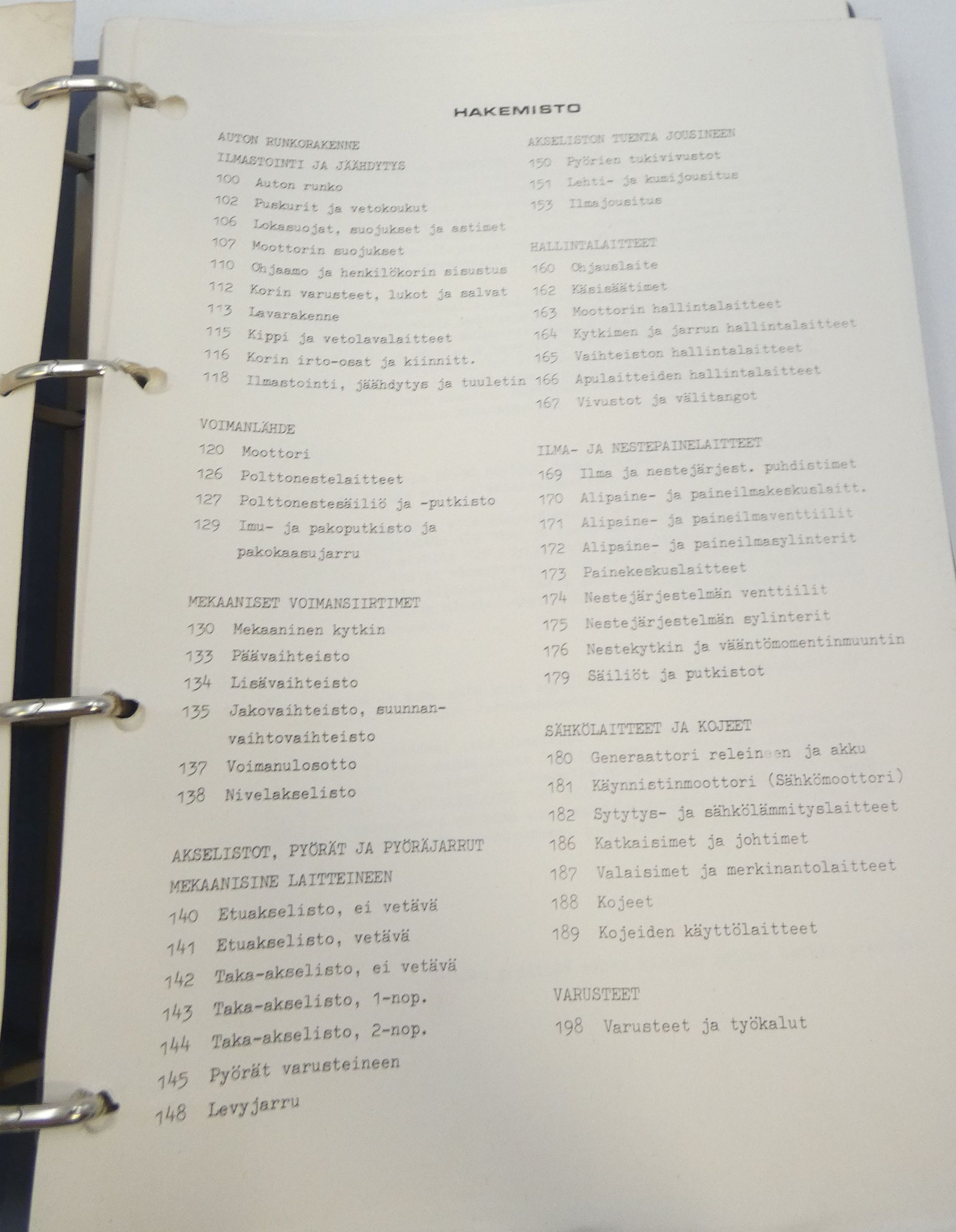 Sisu BH90 BO linja-auto varaosakirja