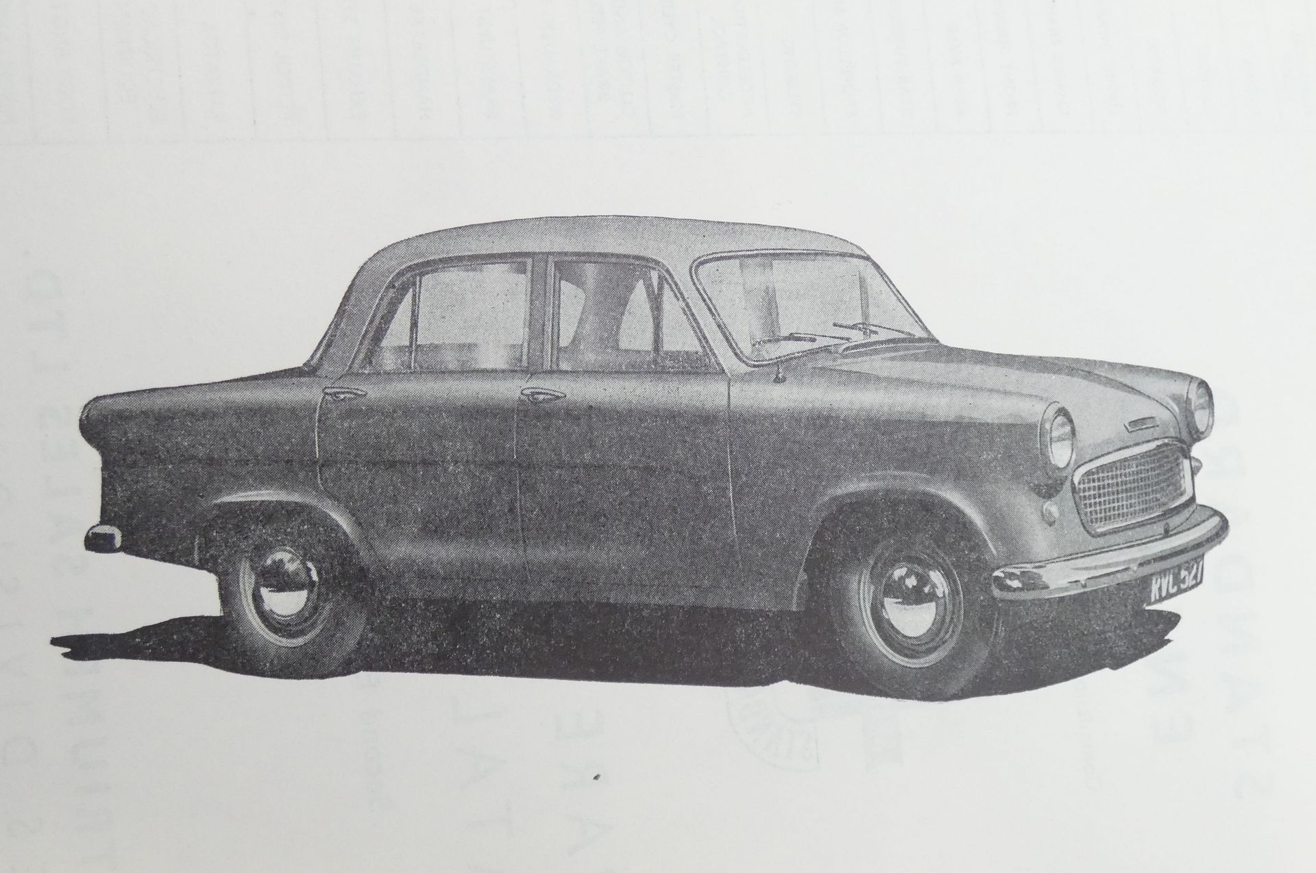 Standard Ensign Saloon spare parts catalogue