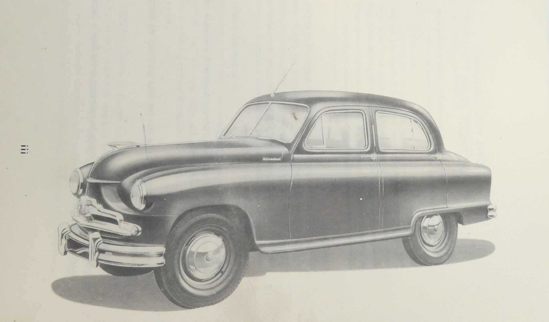 Standard Vanguard Series II models spare parts catalogue