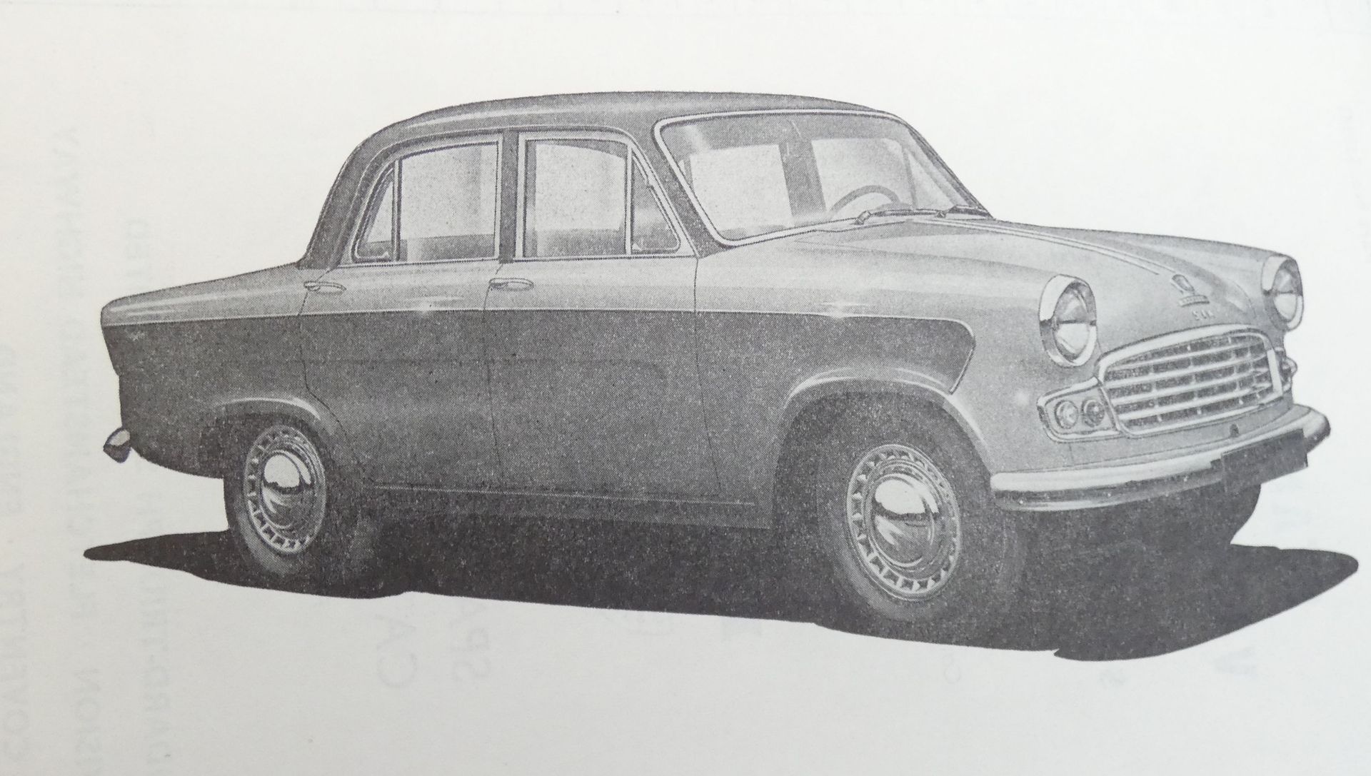 Standard Vanguard Six spare parts list