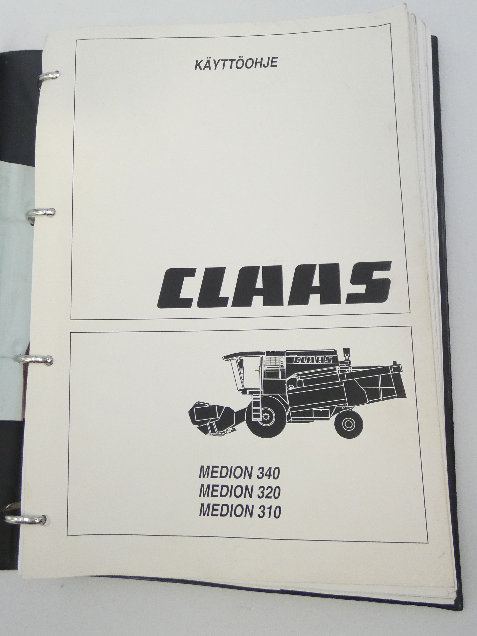 Claas Medion 340, 320, 310 käyttöohje