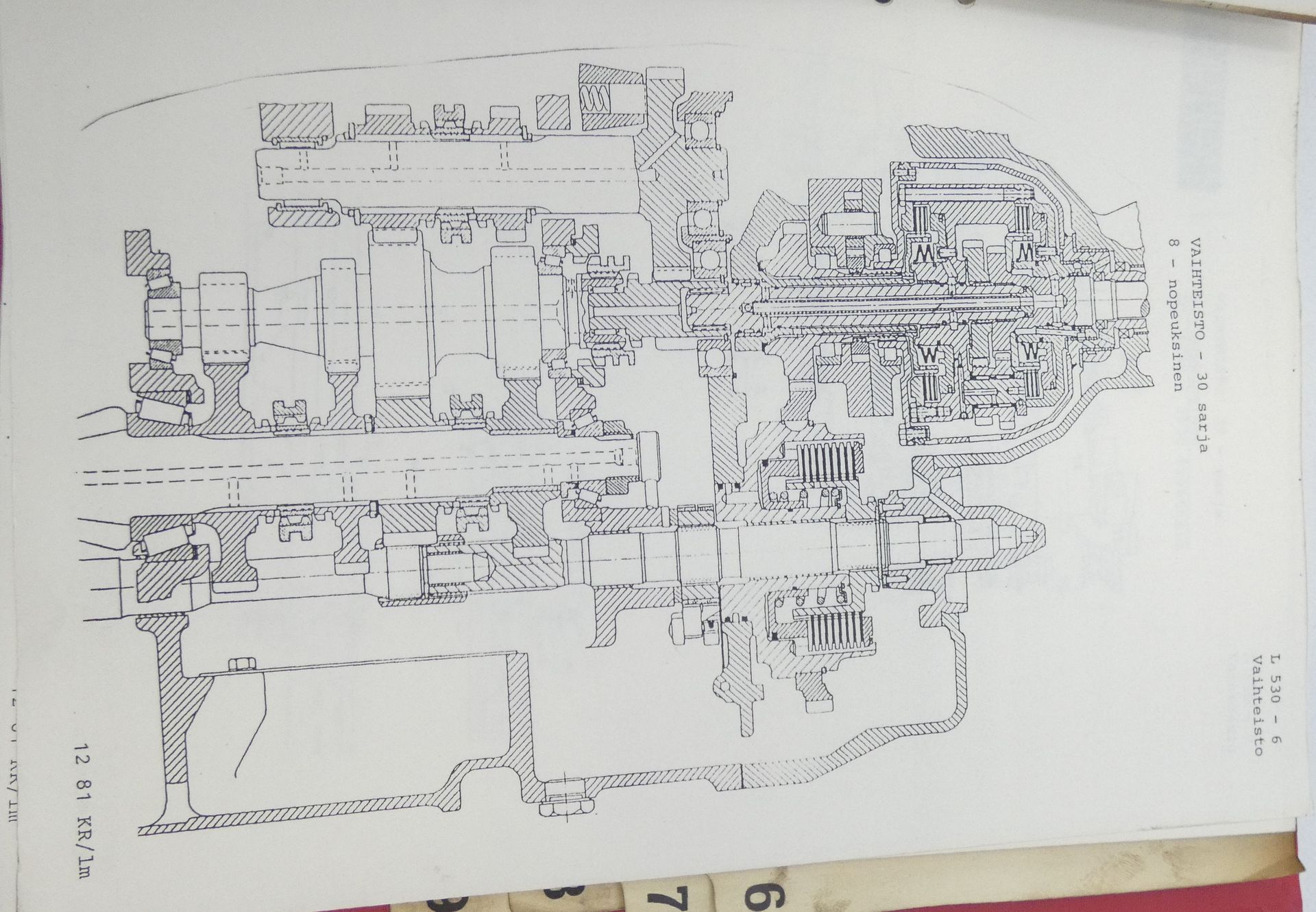 John Deere traktorit 1030-3140 teknillinen käsikirja