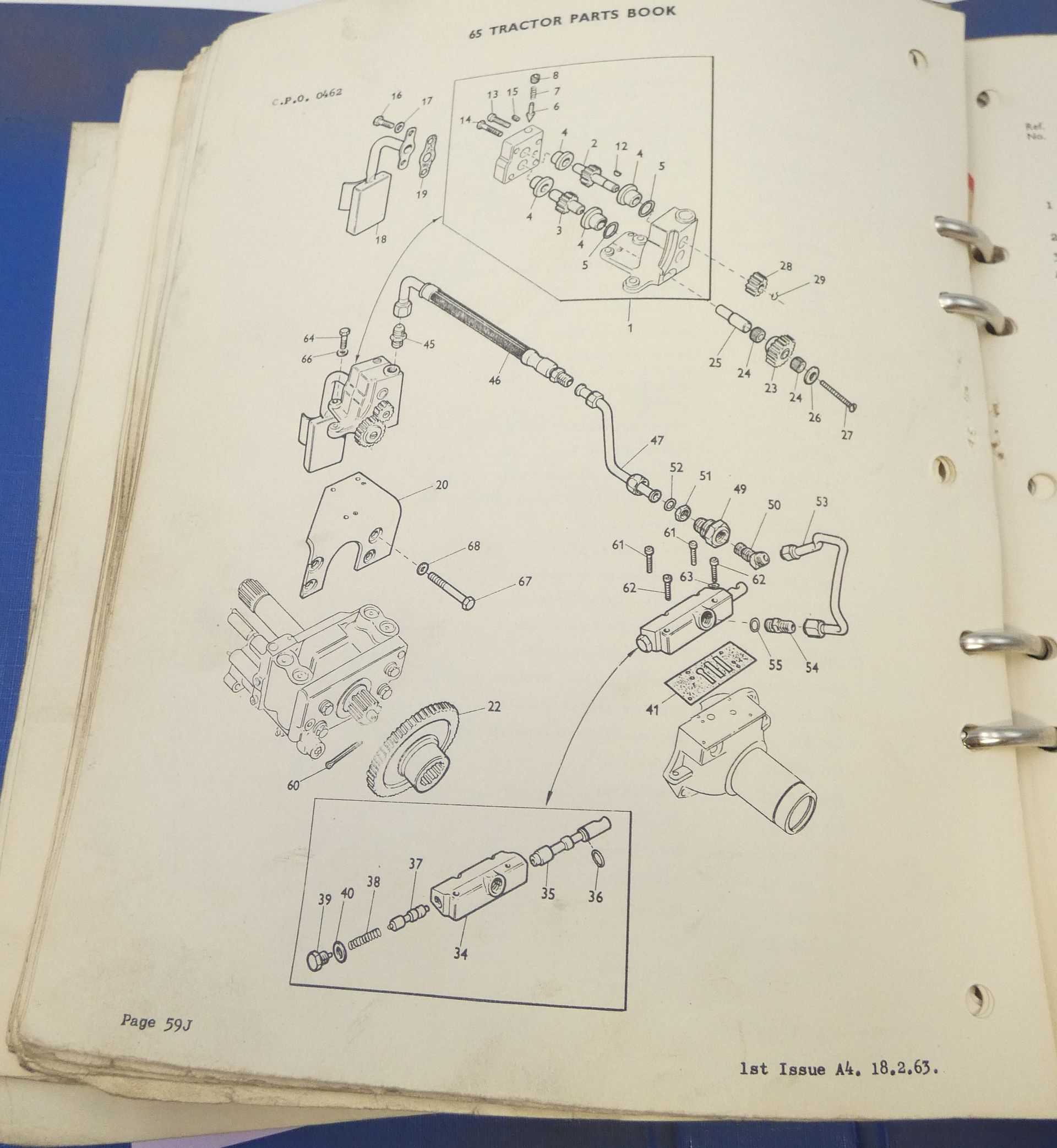 Massey-Ferguson 65 spare parts list