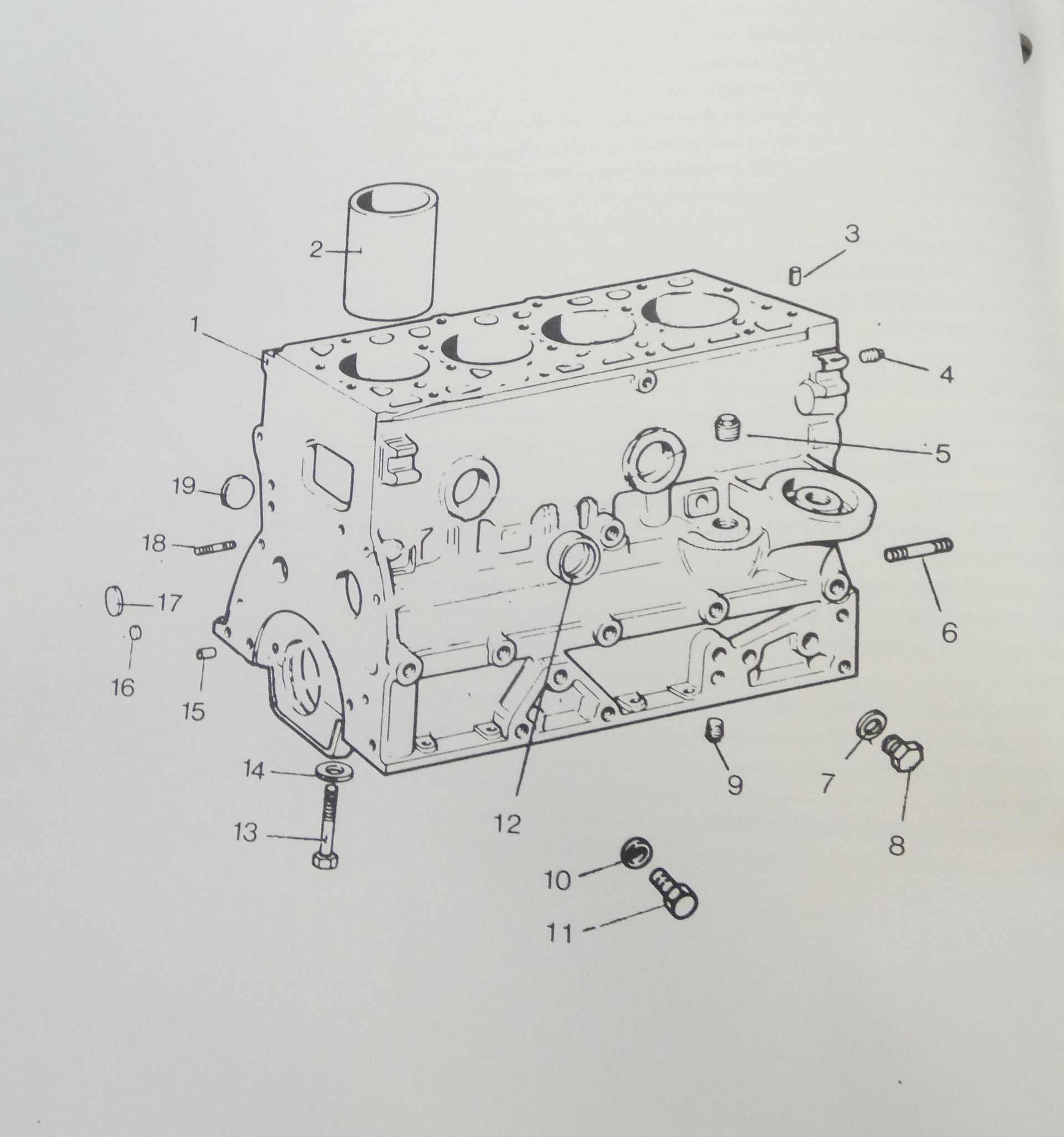 New Holland Aifo diesel engineering type 8051 I -87 PK = 64 kW, type 8061 I -103 = 103PK = 76 kW service parts catalogue