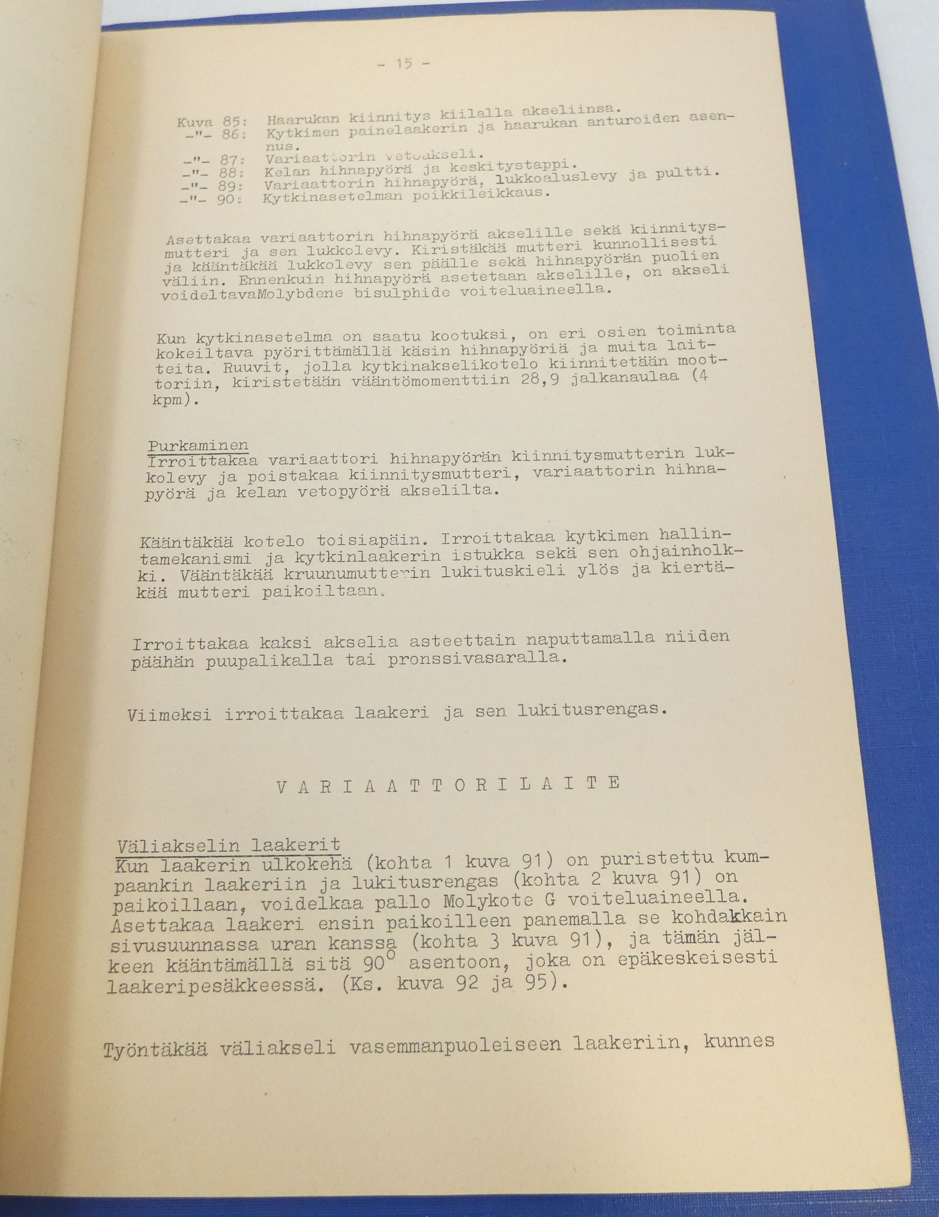 McCormick 8-41 huolto- ja käyttöohjekirja