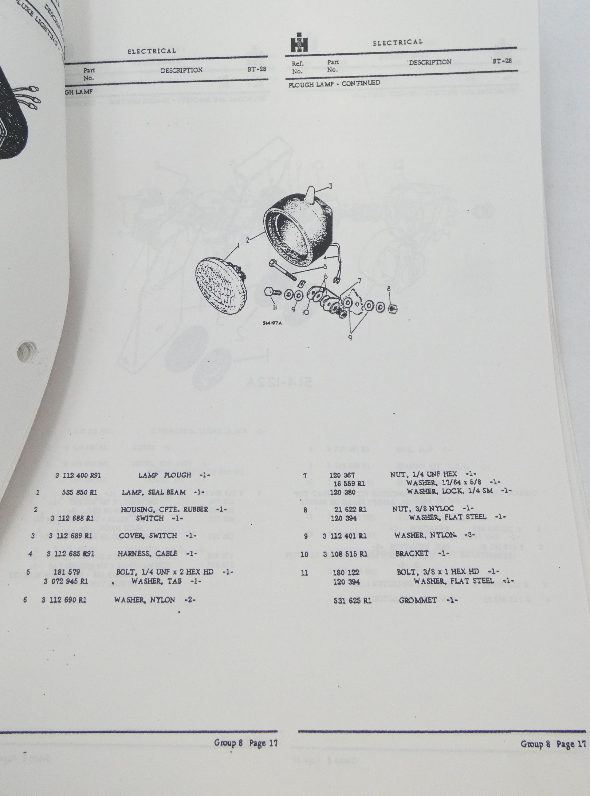 CaseIH 474 tractor parts catalog