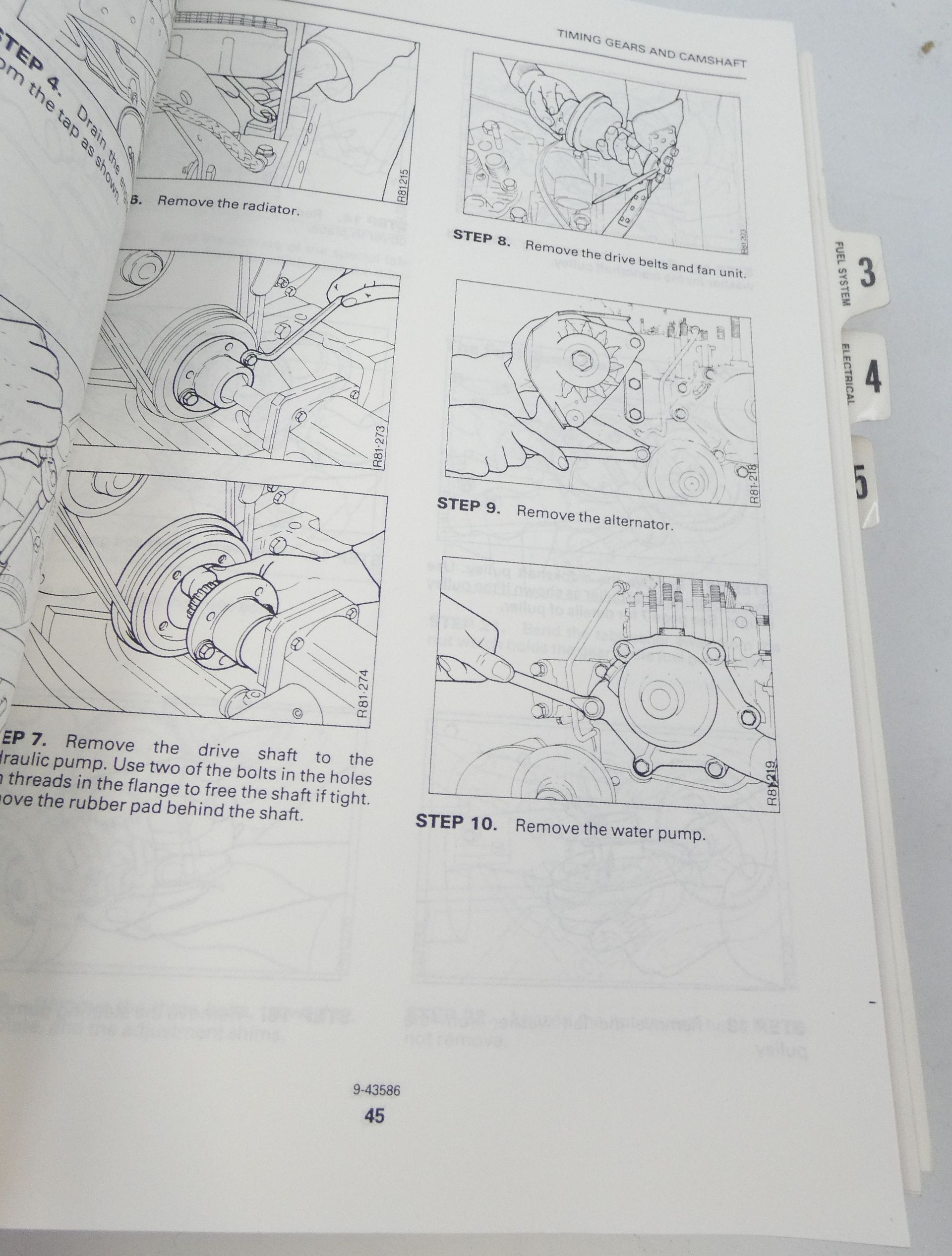 Case 1490, 1690, 1690T, 1494, 1594, 1694 tractors service manual