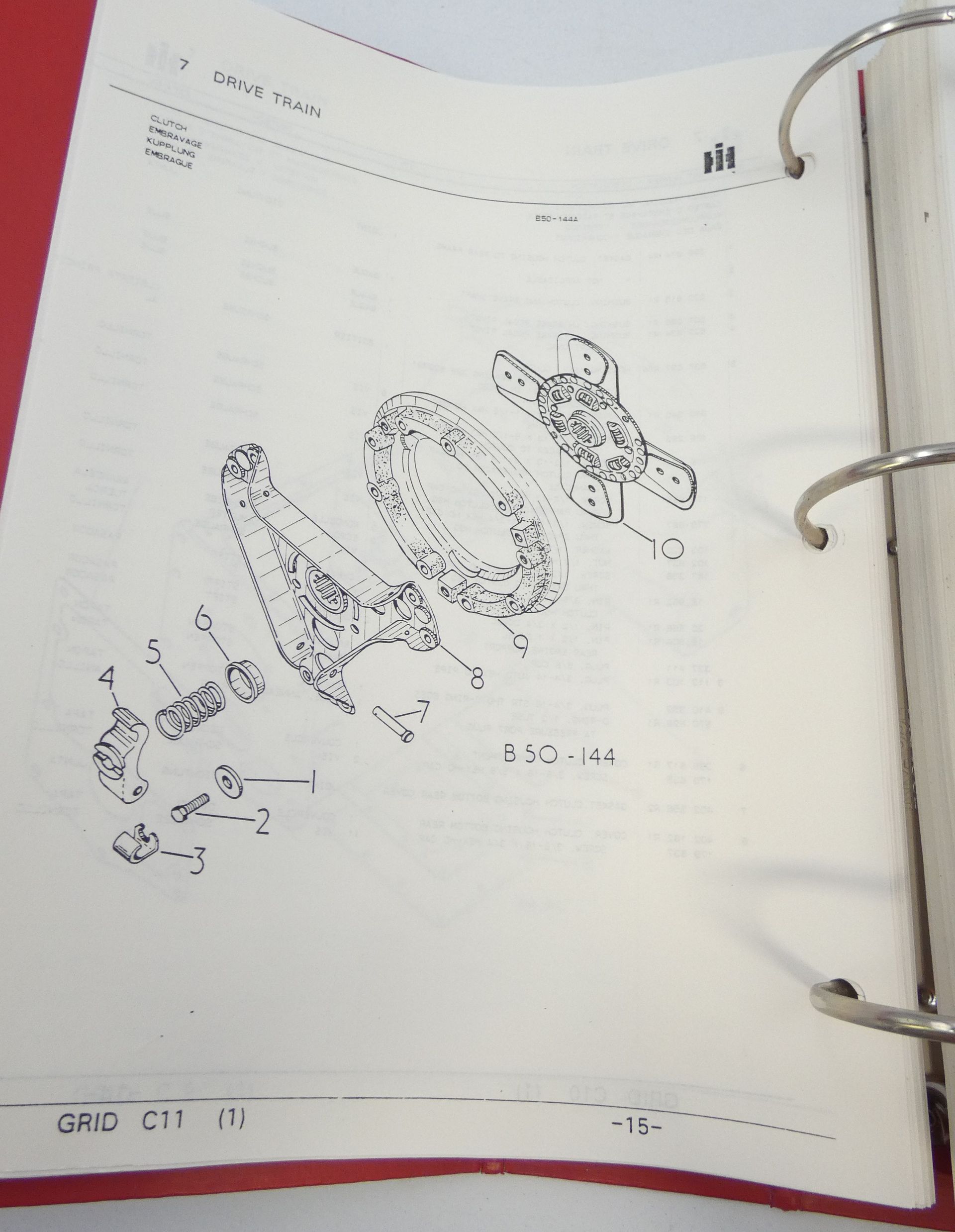 CaseIH 248, 385, 484, 485 diesel tractors parts catalog