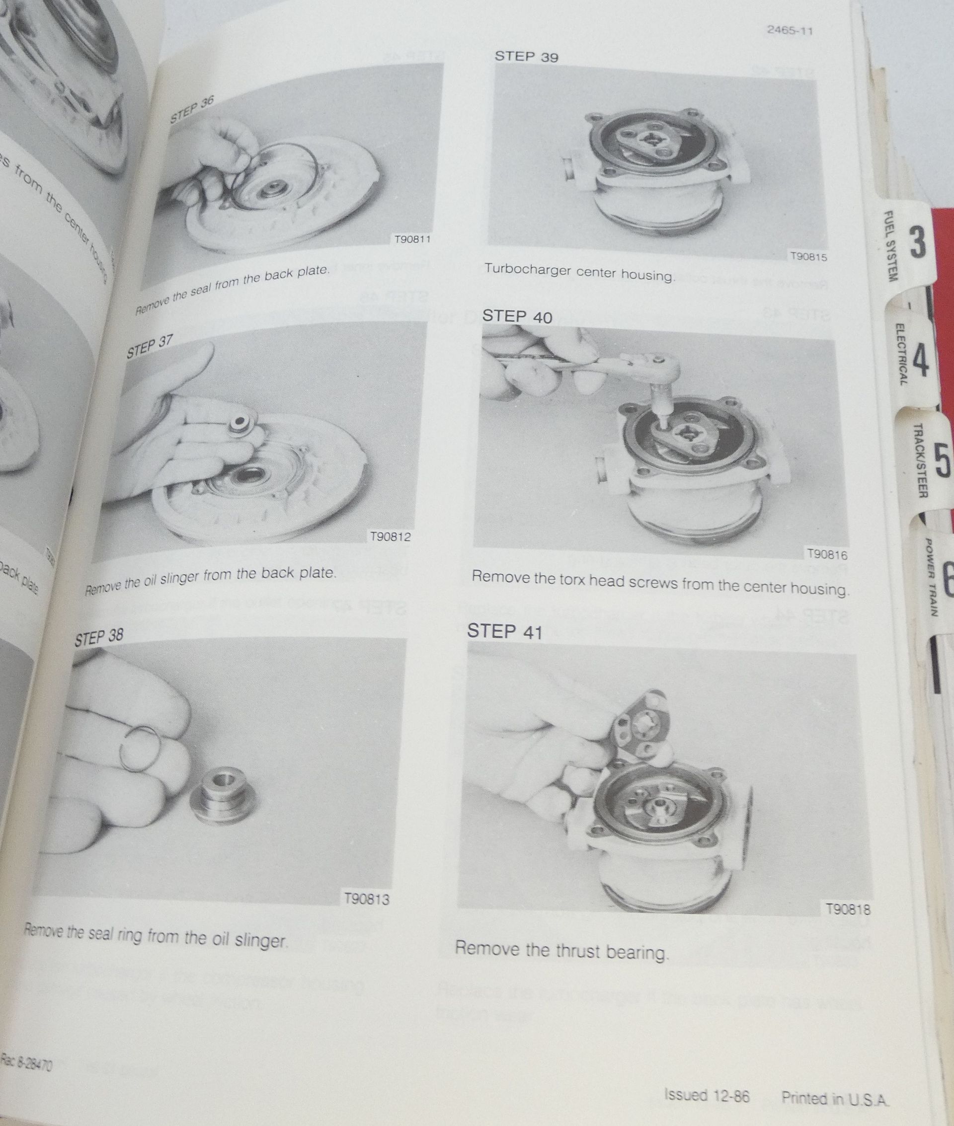 CaseIH 7100 series tractors service manual