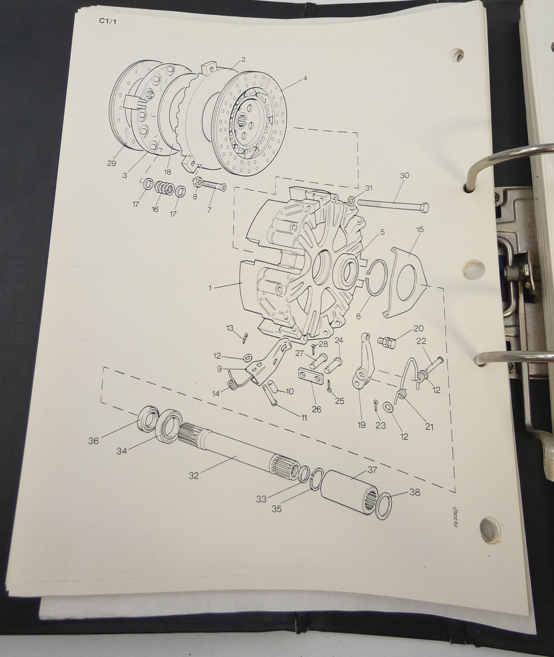 Case David Brown 1690 Turbo tractors parts catalogue
