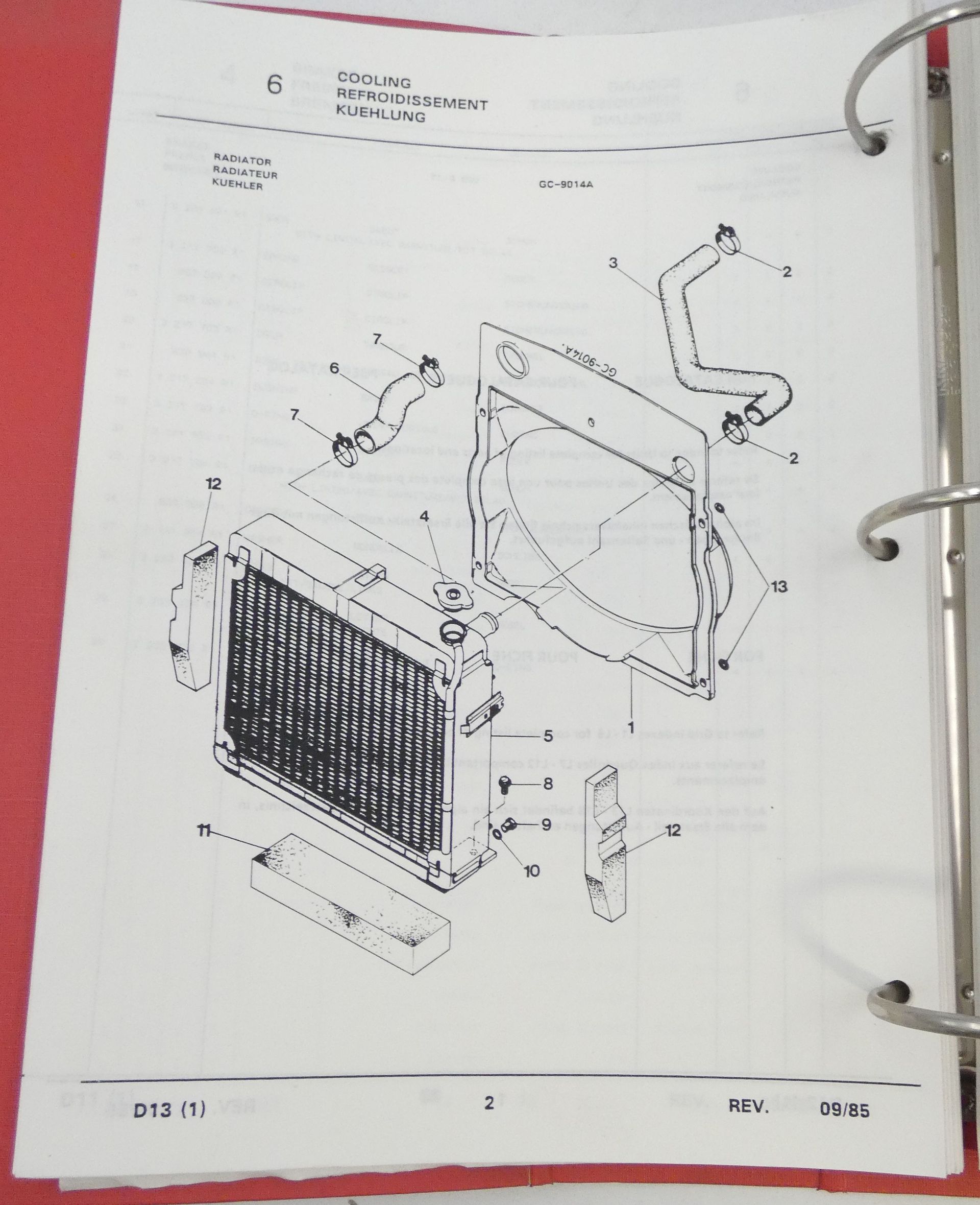 CaseIH 1255/1455, 1255XL/1455XL tractors parts catalog