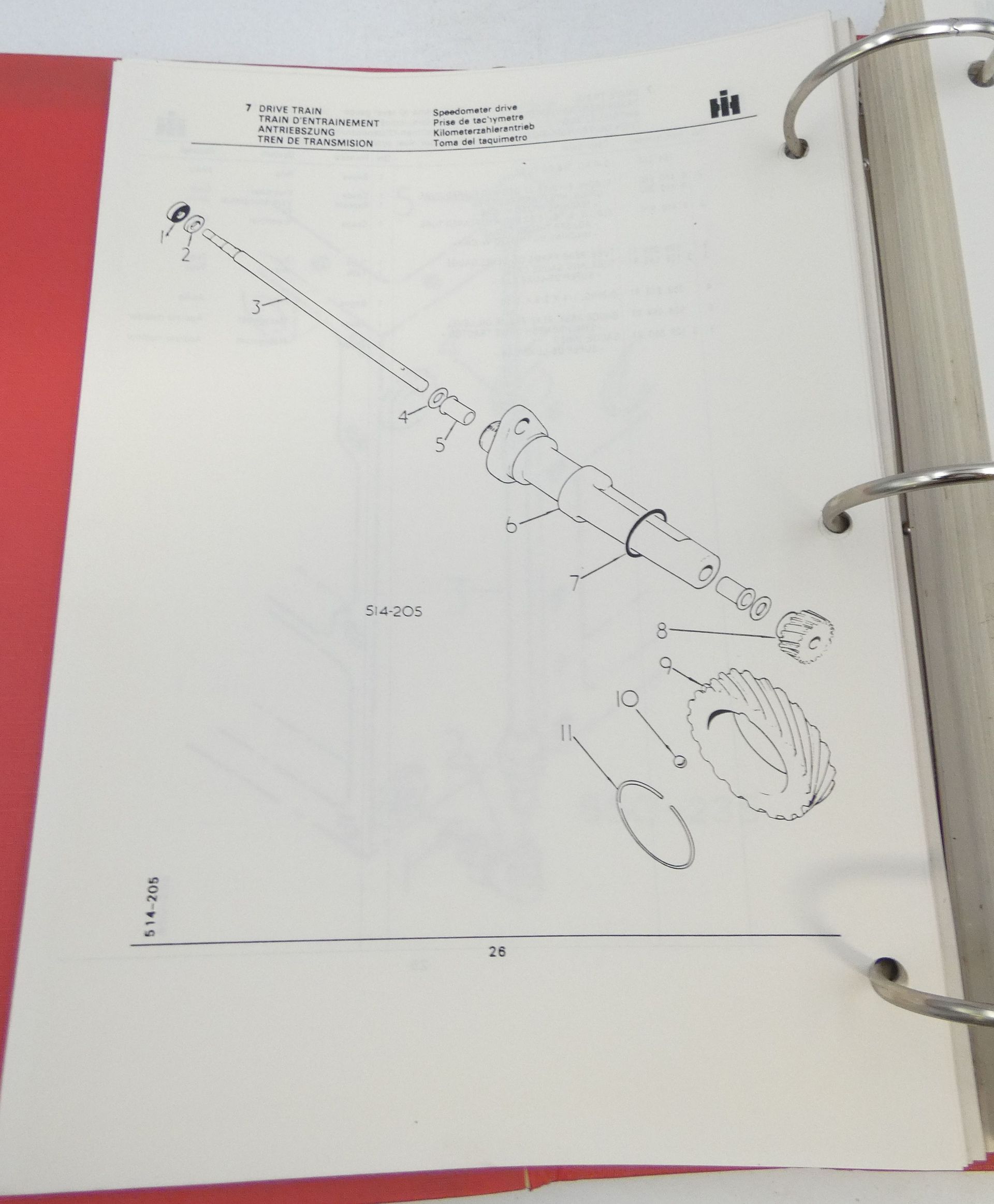 CaseIH 784 & 785 tractors and 278 industrial tractor parts catalog