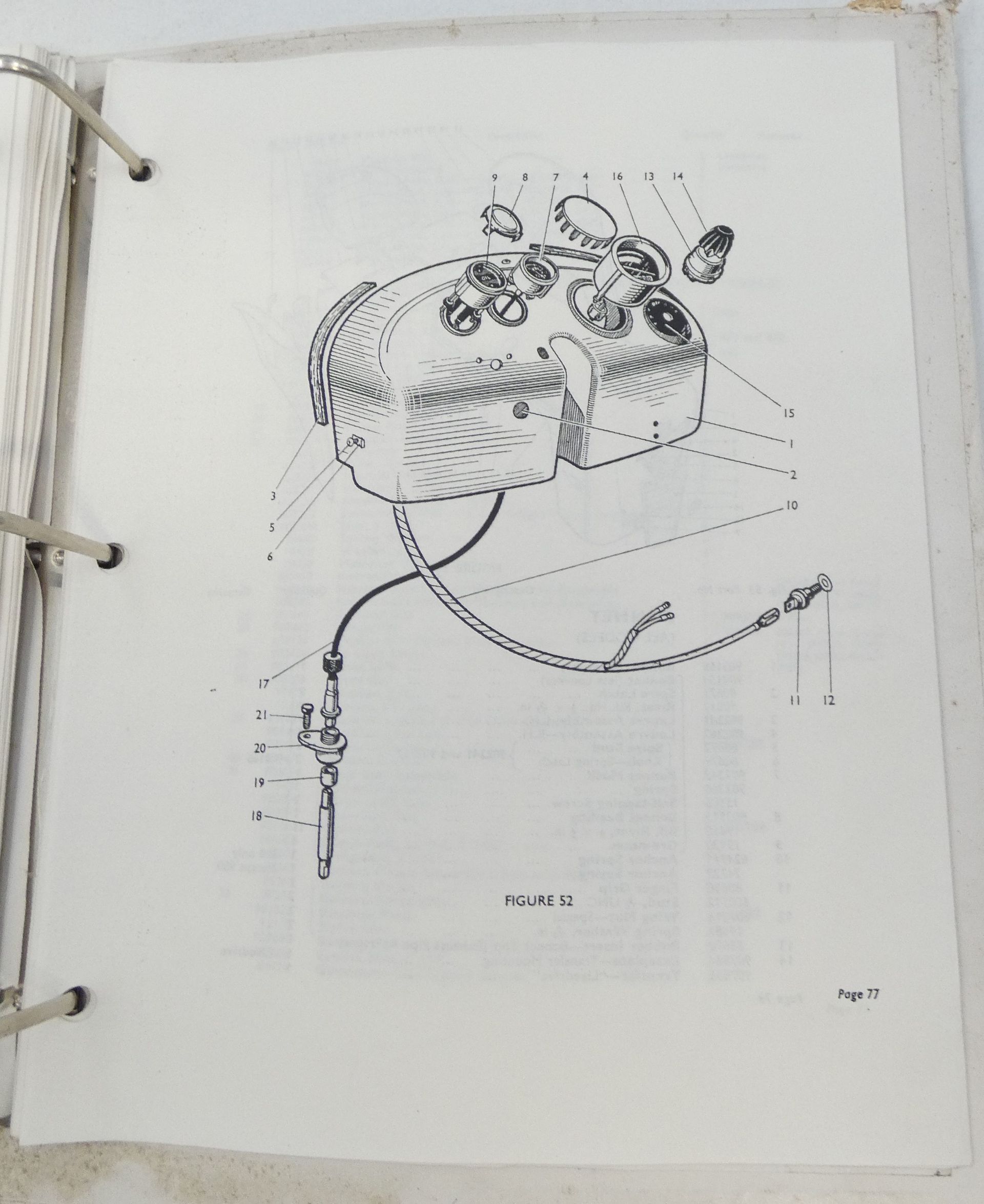 David Brown 880, 850, 950 implematic tractors parts catalog