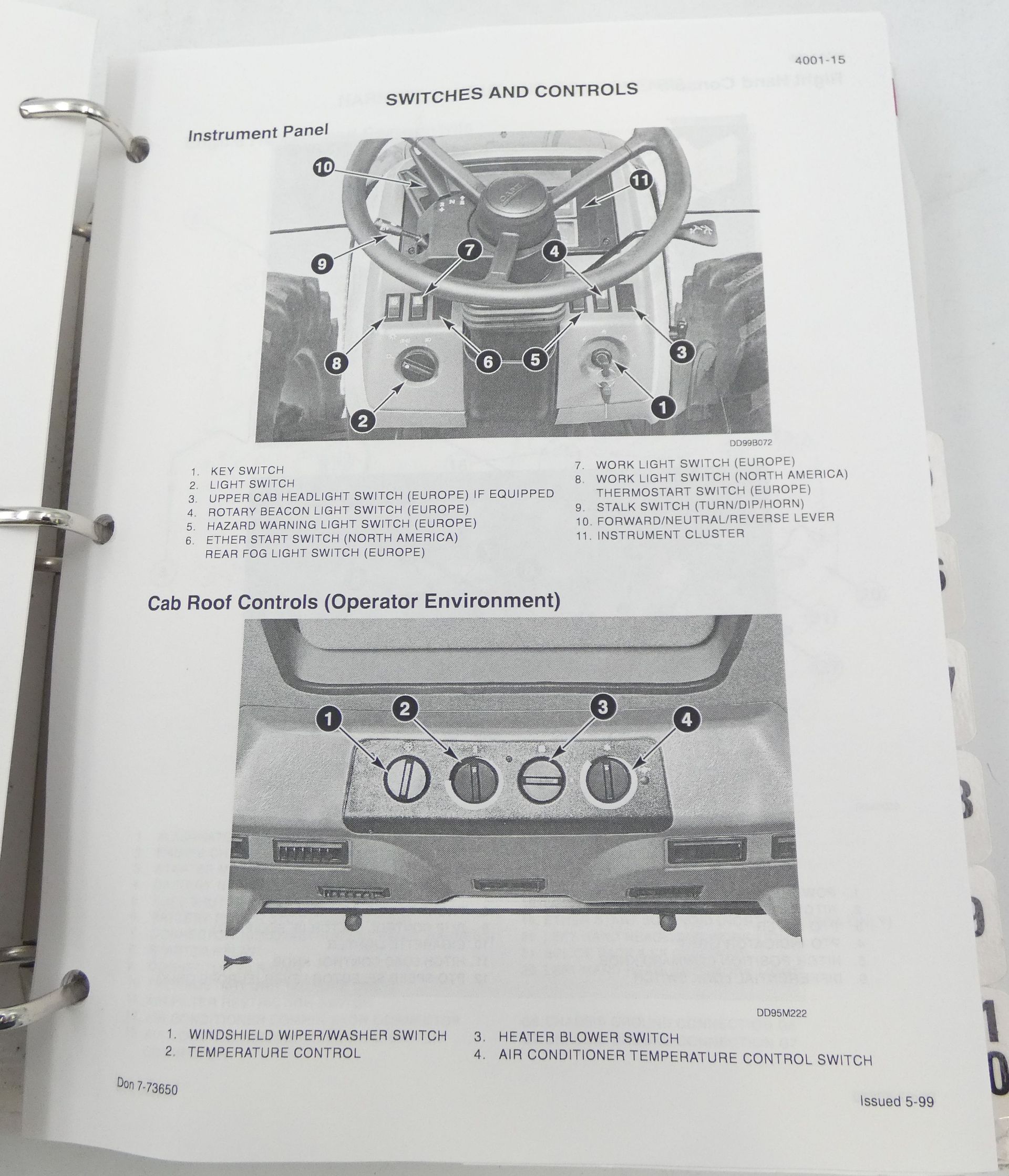 Case MX100, MX110, MX120, MX135 tractors workshop manual