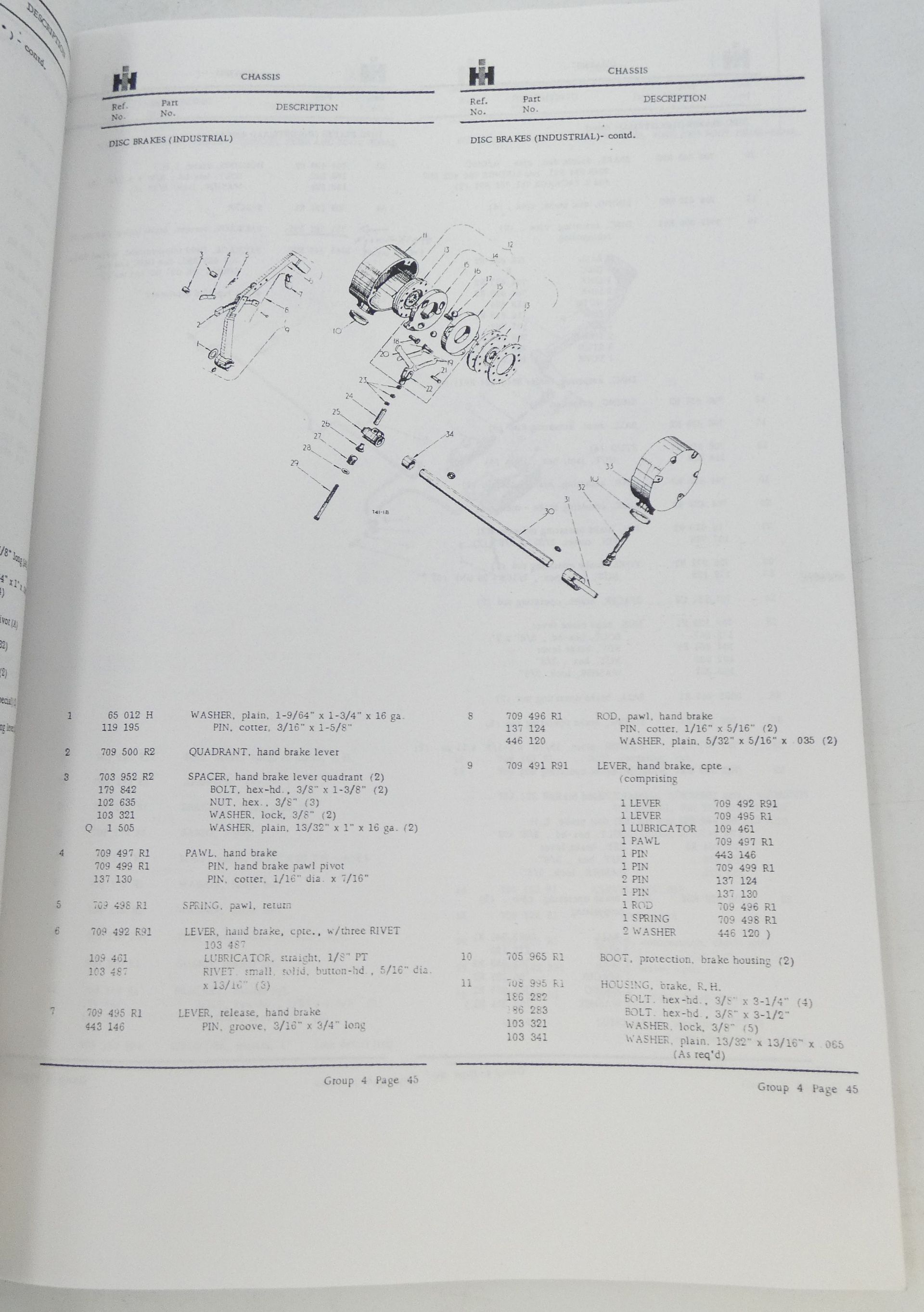 McCormick International B-275 tractor (diesel, petrol and industrial models) parts catalogue
