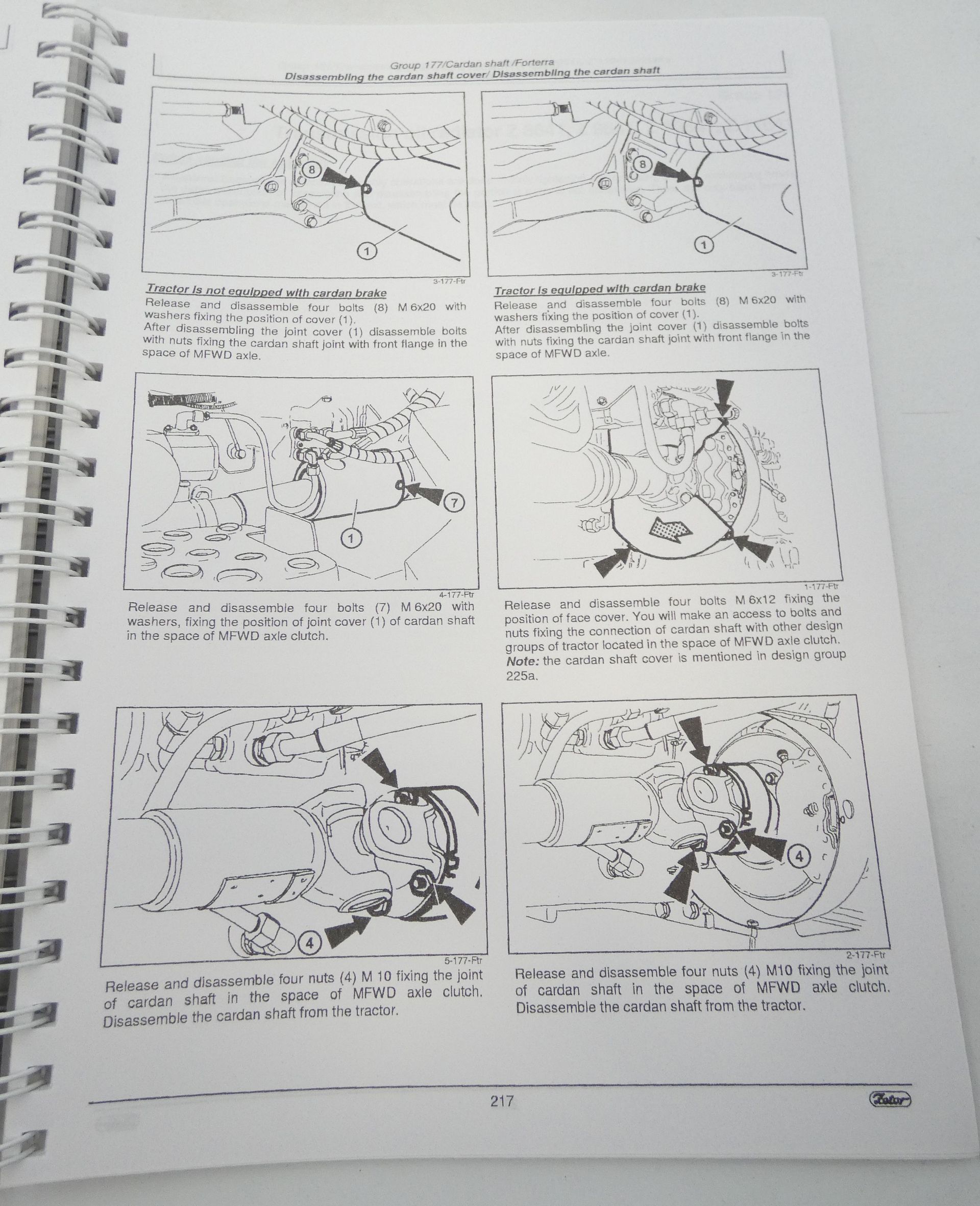 Zetor Forterra 8621, 8641, 9621, 9641, and 10641 Turbo, 11641 Turbo workshop manual for the transmission mechanism