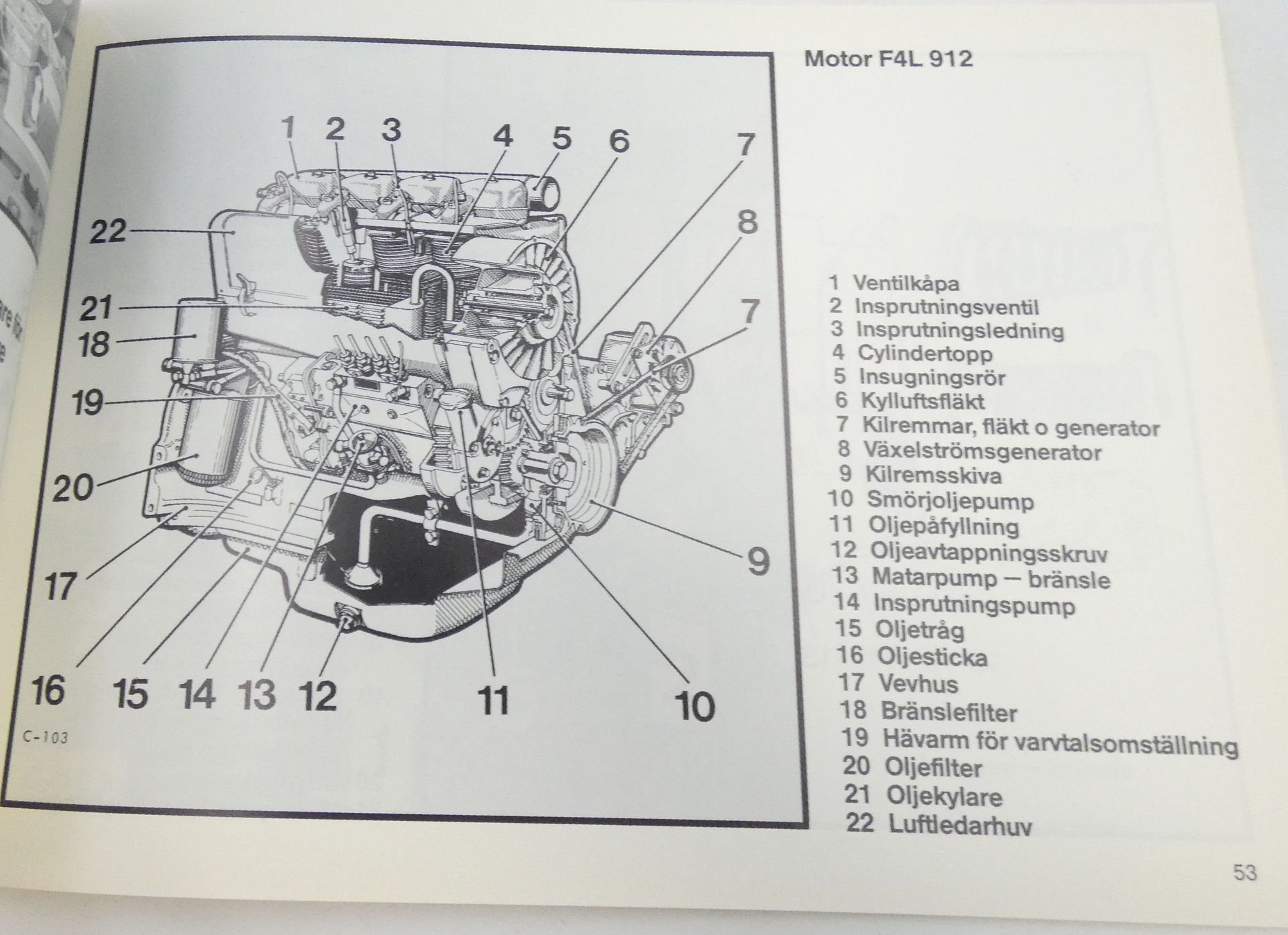 Deutz-Fahr D52 07C, D62 07C, D72 07C, D82 07C traktorer instruktionsbok