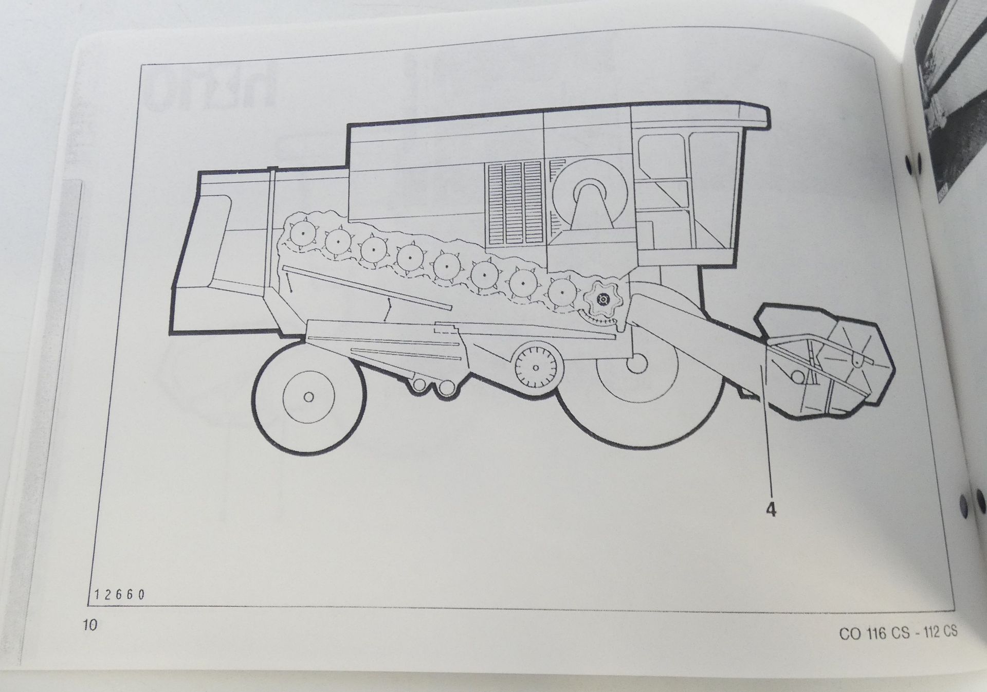 Claas Commandor 116CS/115CS/114CS/112CS lubrication chart