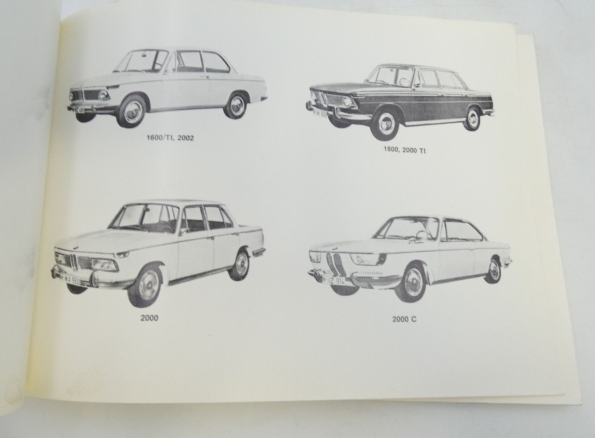 BMW 1600/TI, 1800, 2000/TI, 2002 omistajan käsikirja
