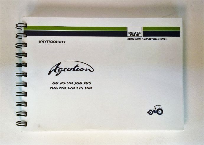 Agrotron 80 85 90 100 105 110 120 135 150 Käyttöohje