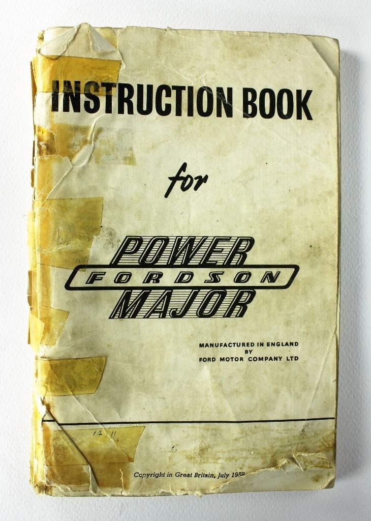 Fordson Power Major Instruction Book