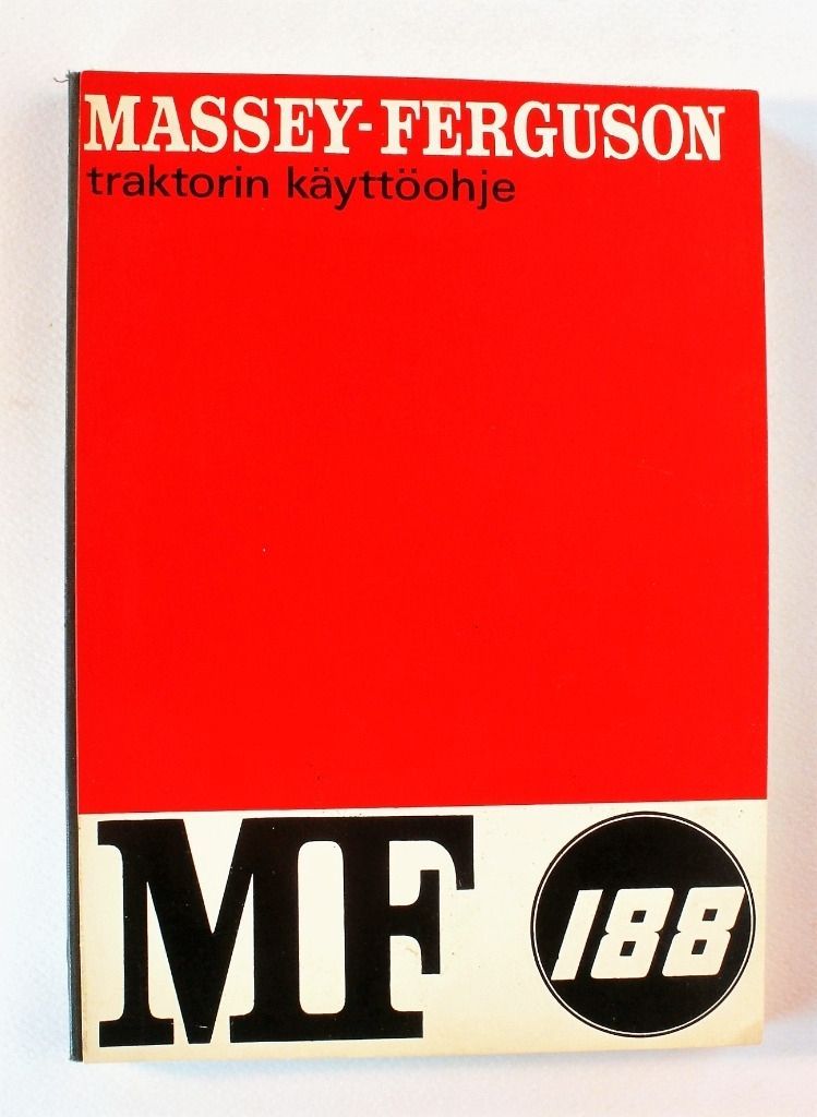MF 188 Käyttöohje