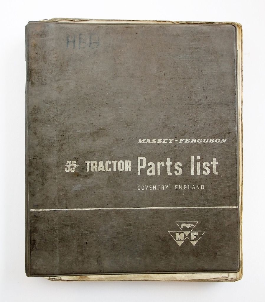 MF 35 Tractor Parts List