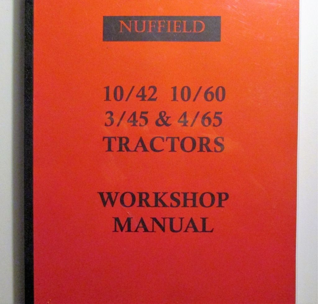 Nuffield 10/42, 10/60, 3/45, 4/65 Workshop Manual - Korjausopas