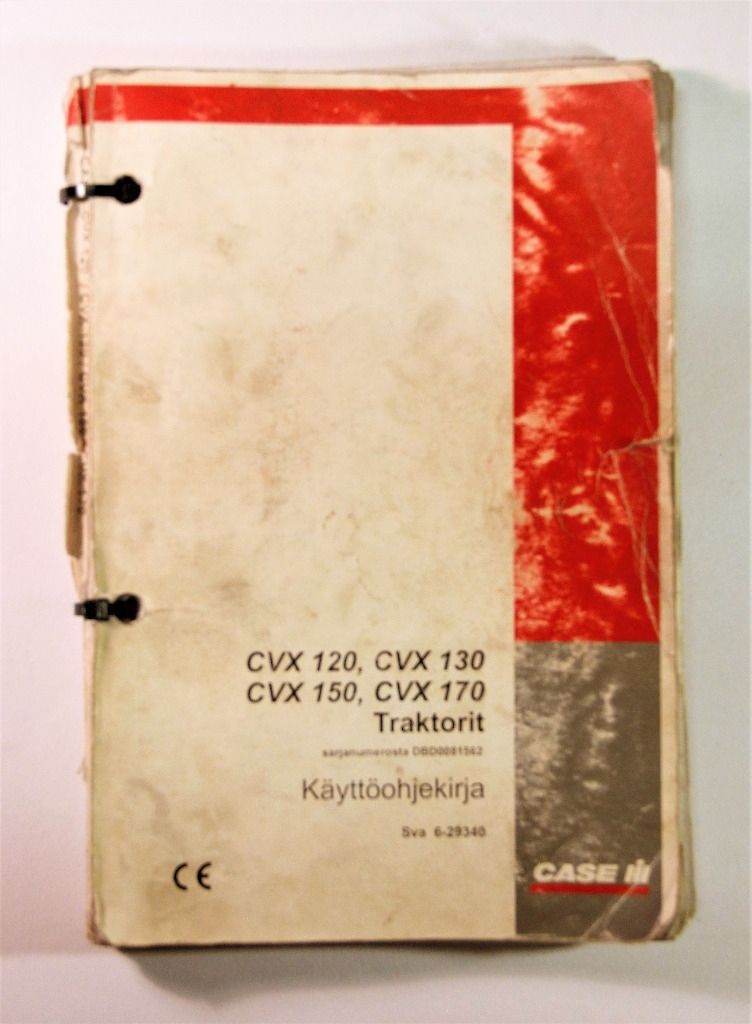 Case CVX120 CVX130 CVX150 CVX170 Käyttöohjekirja