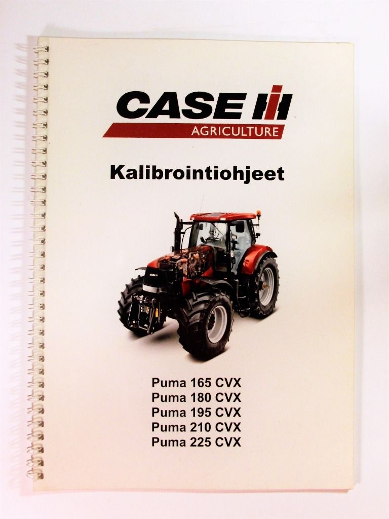 Case Puma 165CVX 180CVX 195CVX 210CVX 225CVX Kalibrointiohjeet