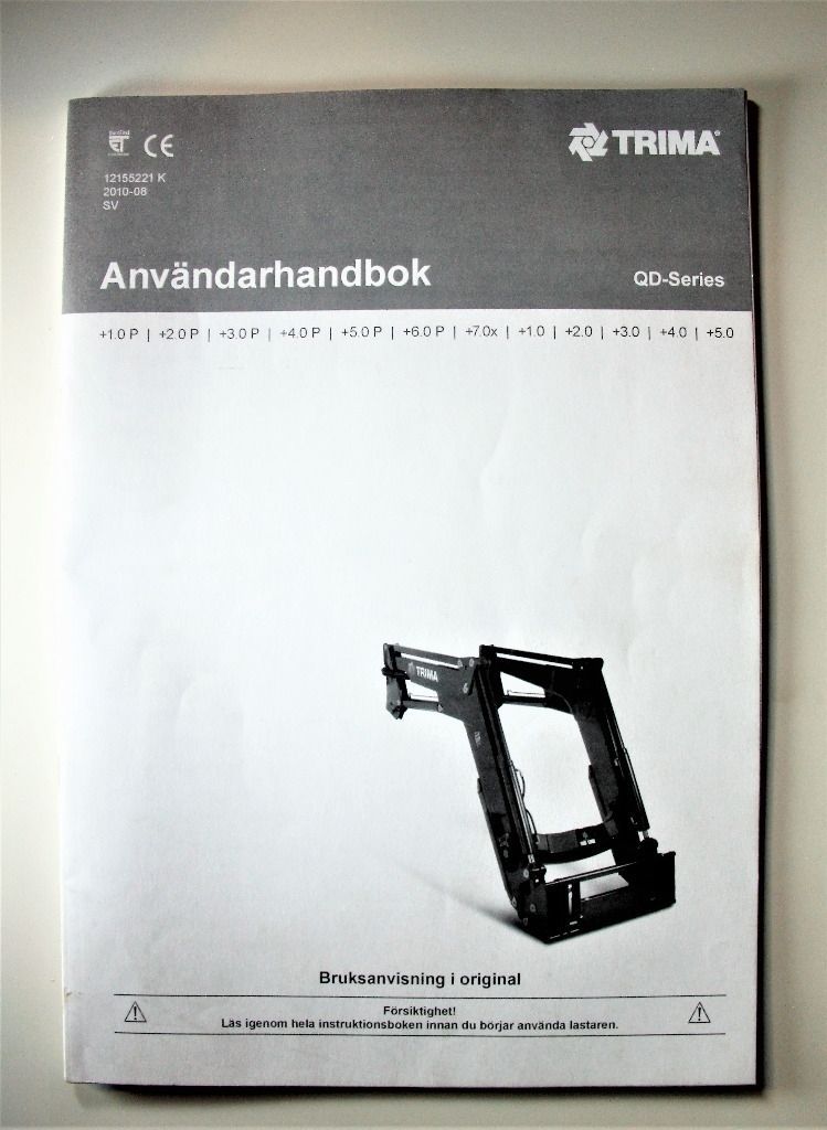 Trima QD sarja Bruksanvisning
