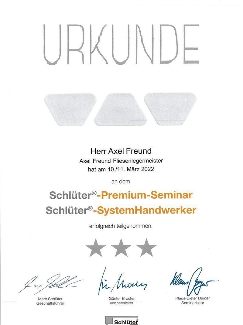 Certificate with name 