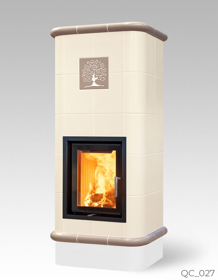 Poêles en faïence blanc cassé Cerampoi