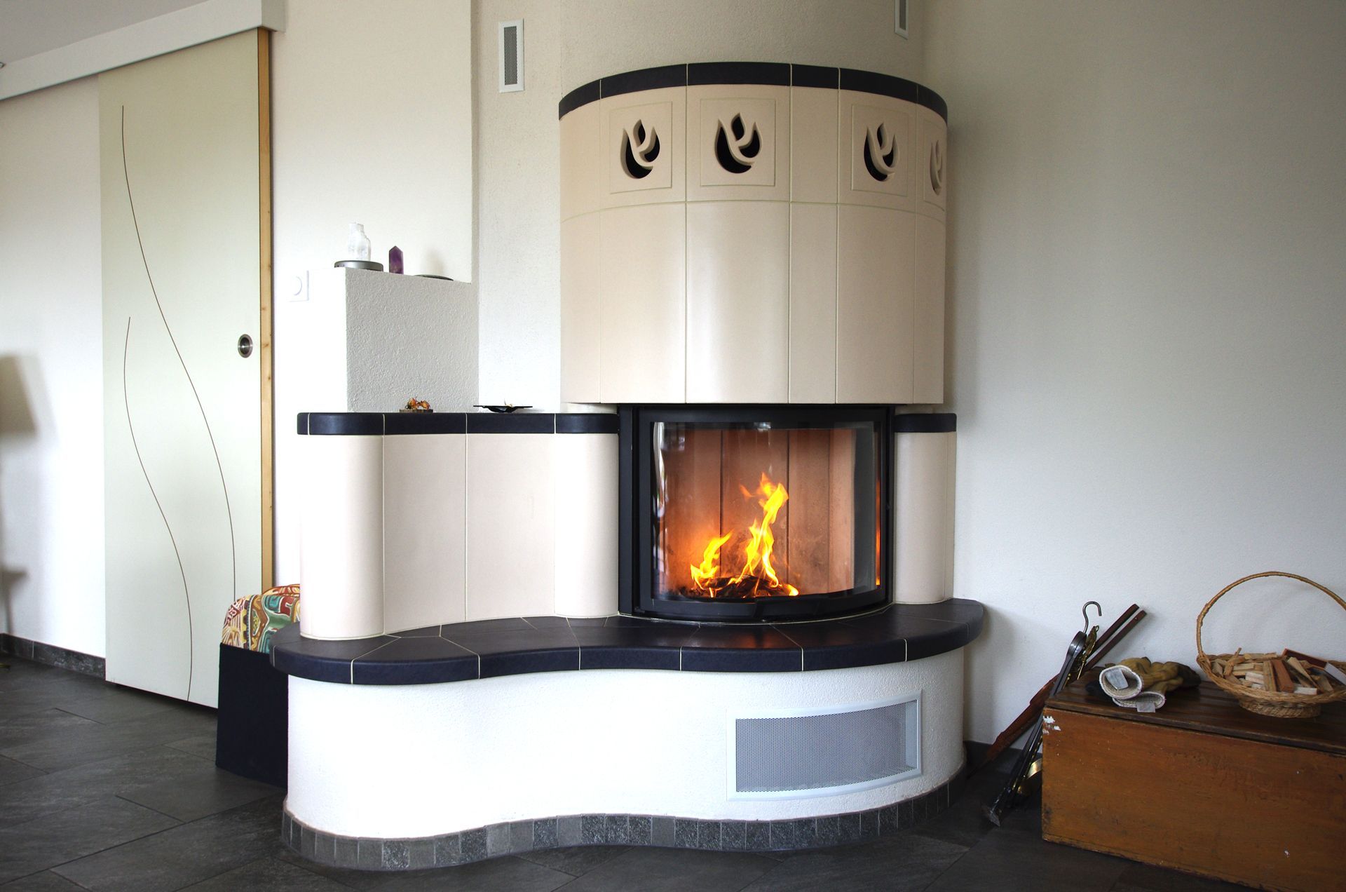 Insert en faïence en fonctionnement