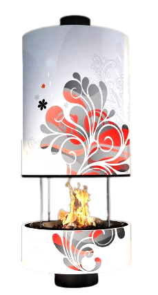 Insert personnalisé avec motif fleuri