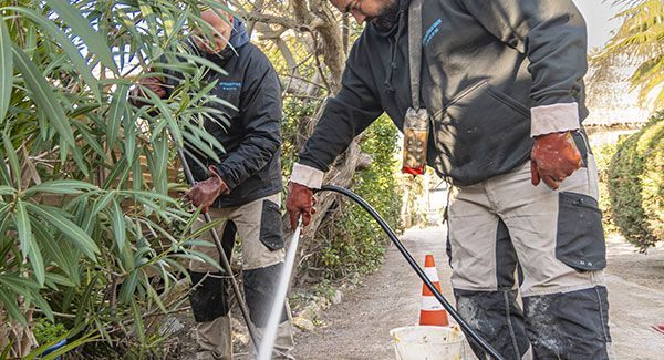 Nettoyage d'une canalisation par Les Vidangeurs du Golfe