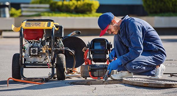 Inspection d'une canalisation avec une caméra