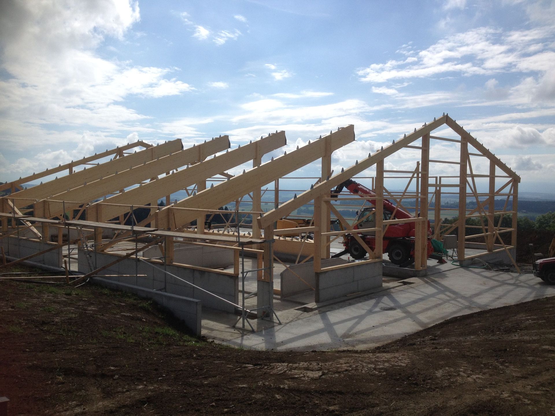 Bâtiment agricole - Philippe Roch Charpente Sàrl