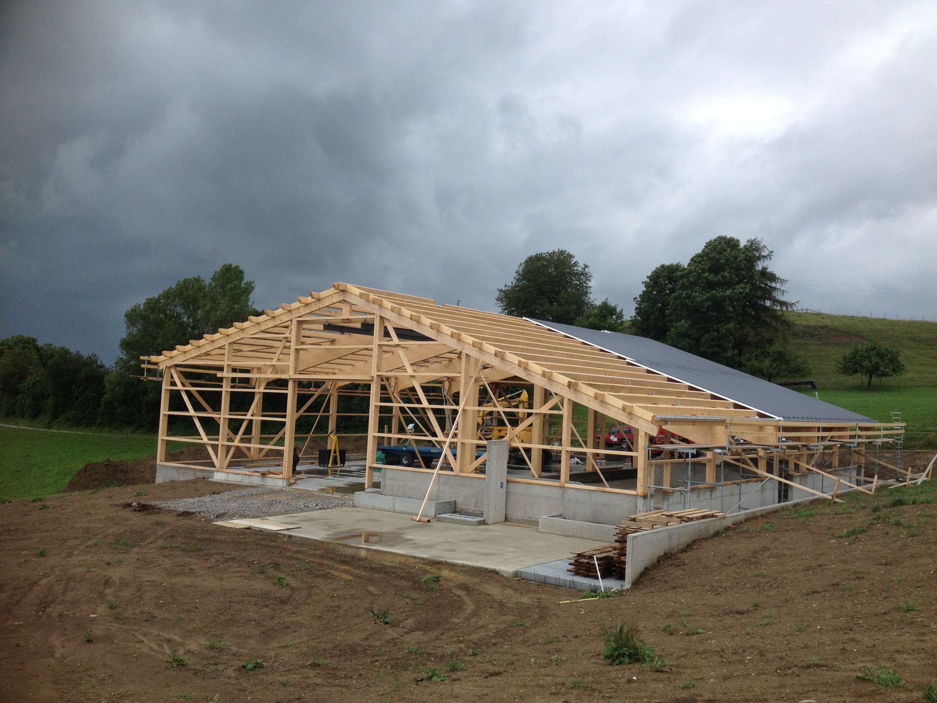 Bâtiment agricole - Philippe Roch Charpente Sàrl