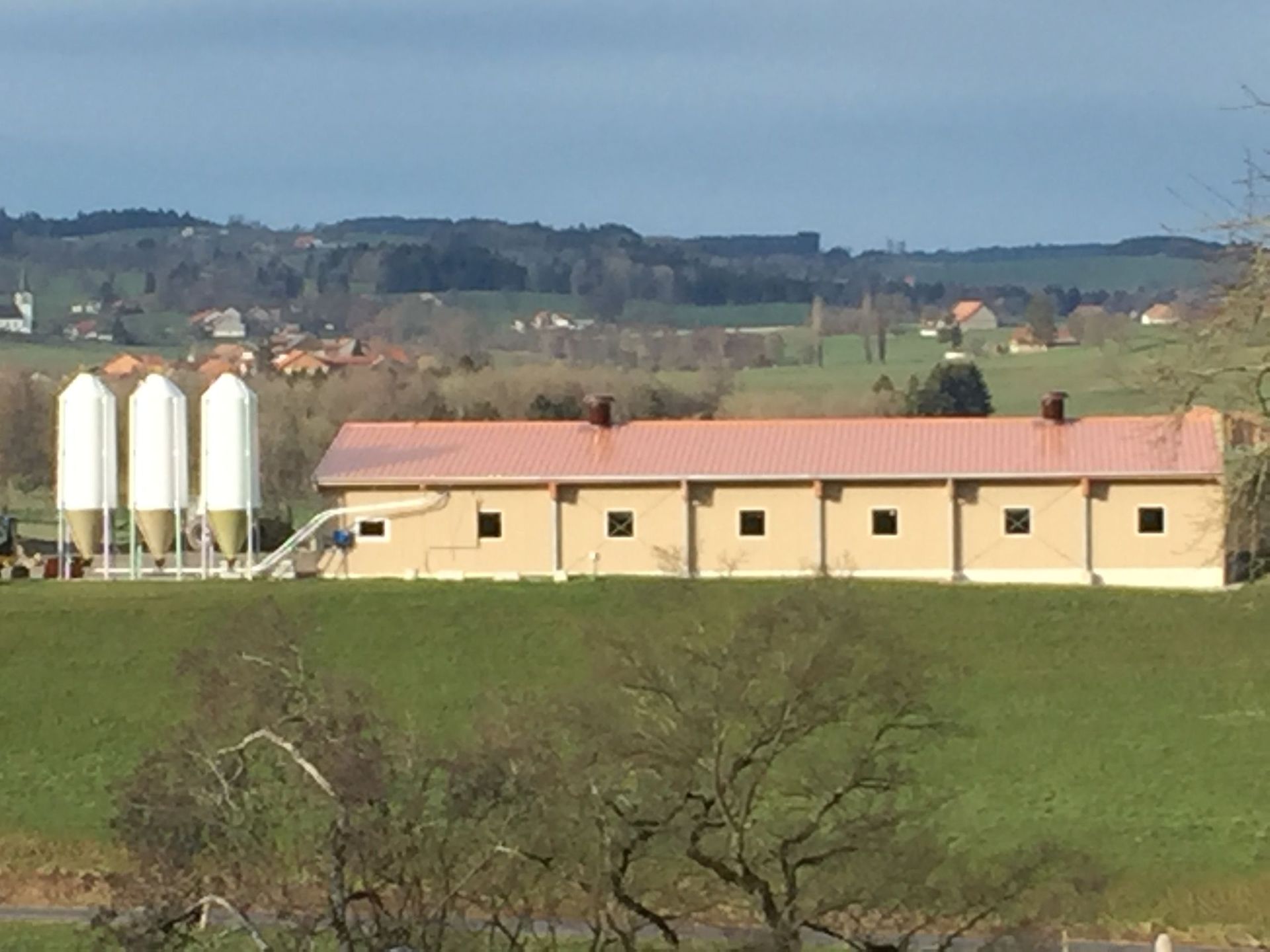 Halle à poulets - Philippe Roch Charpente Sàrl