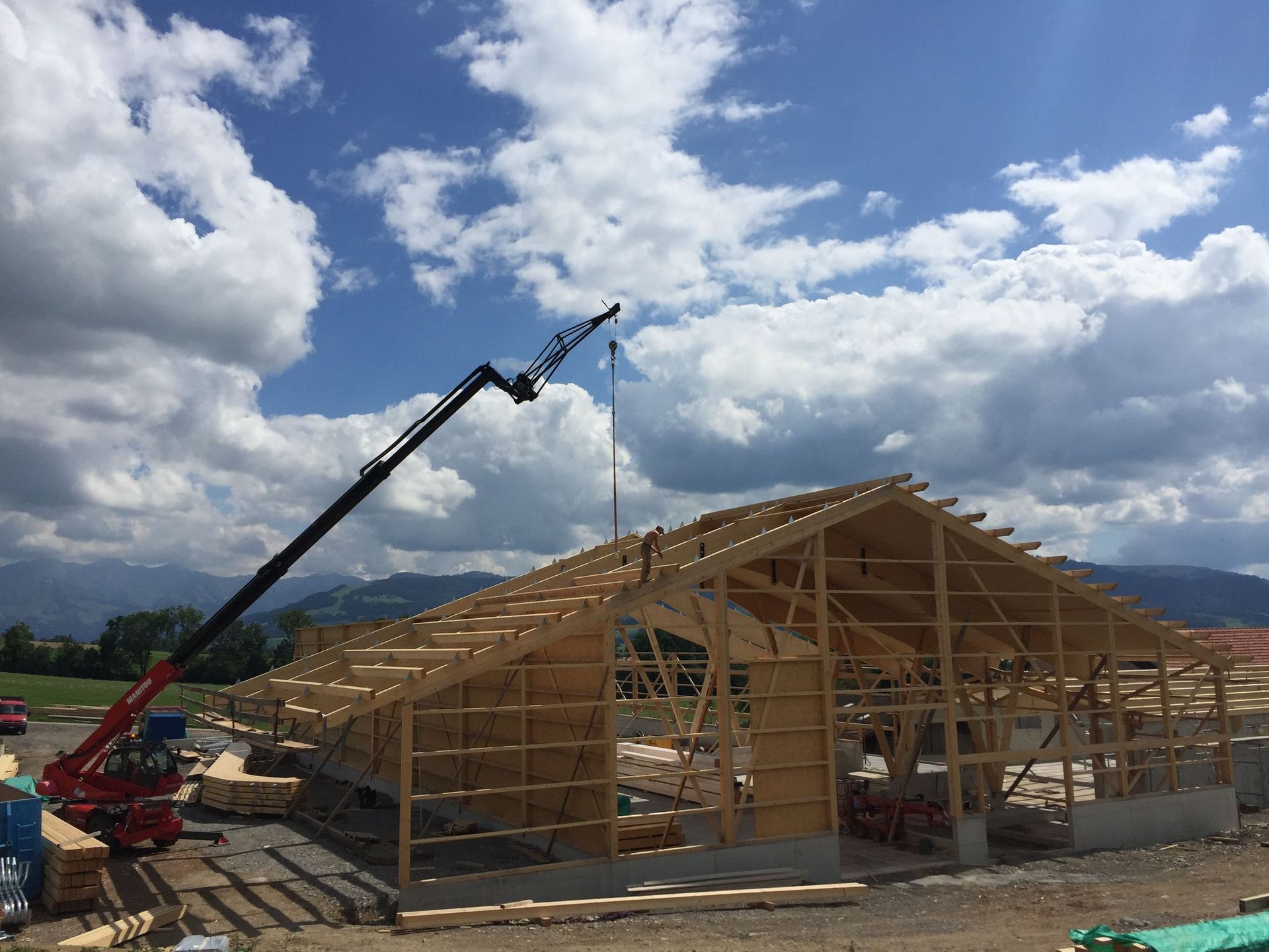 Construction de villa - Philippe Roch Charpente Sàrl