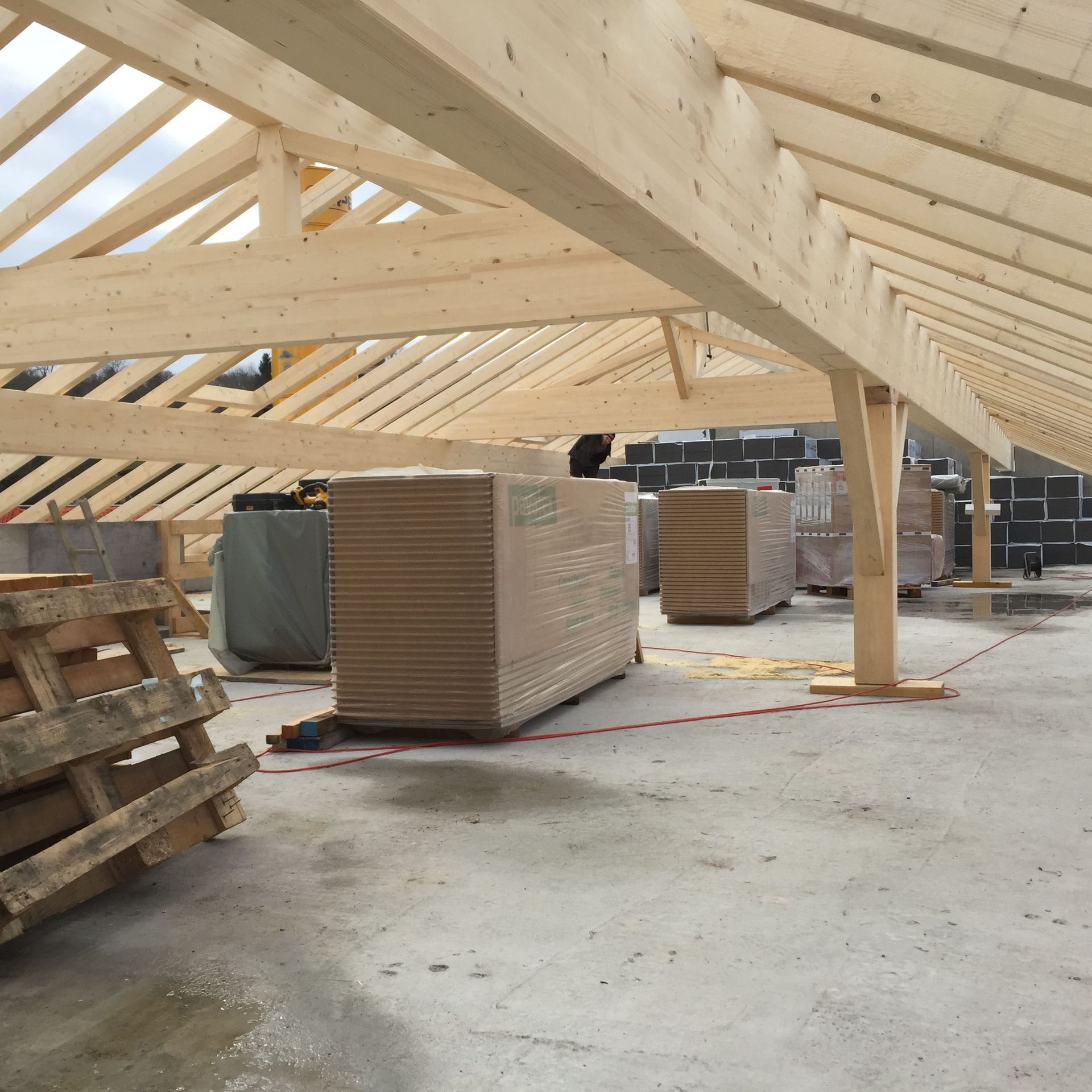 Construction de villa - Philippe Roch Charpente Sàrl