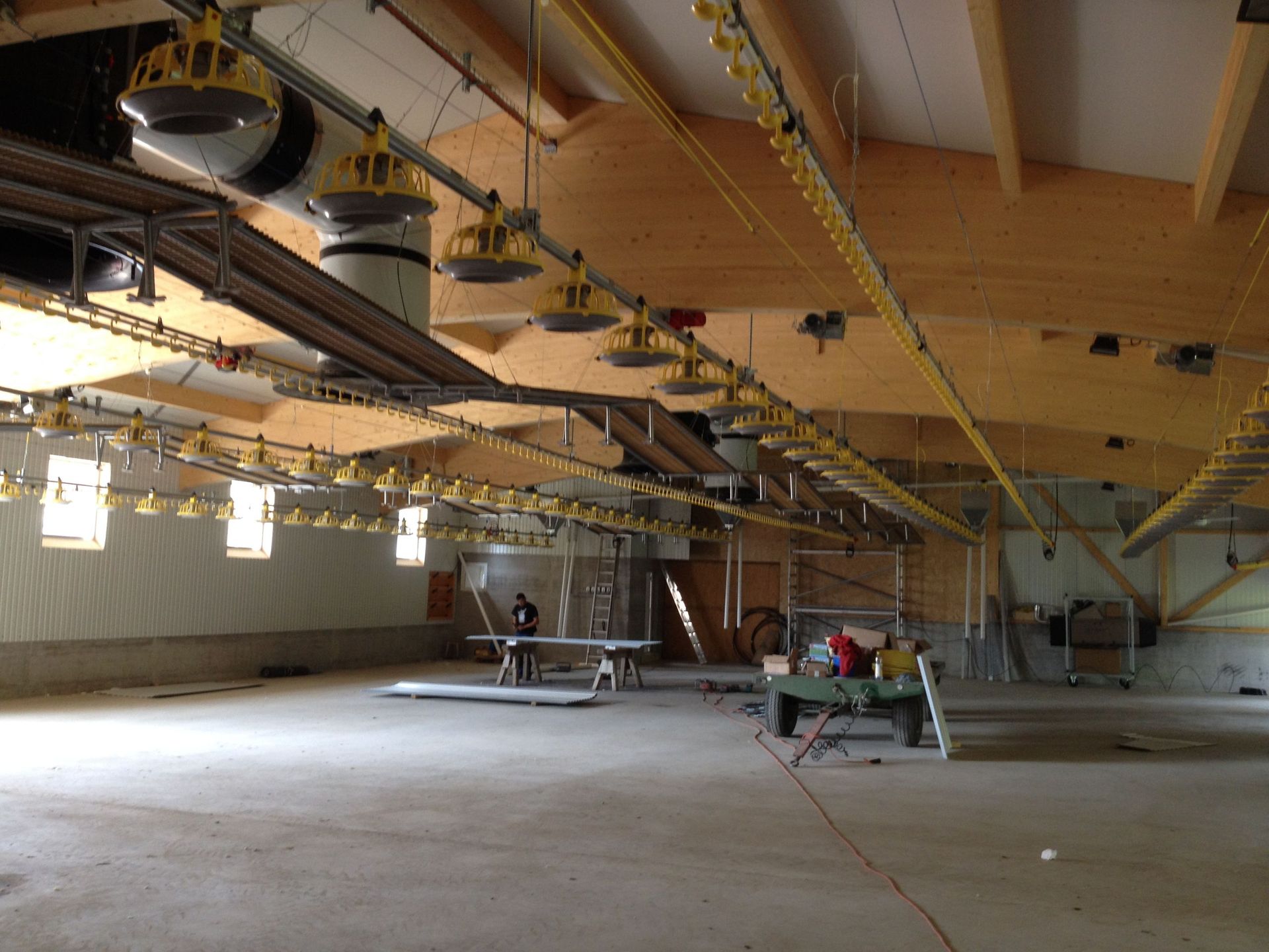 Halles à poulets - Philippe Roch Charpente Sàrl