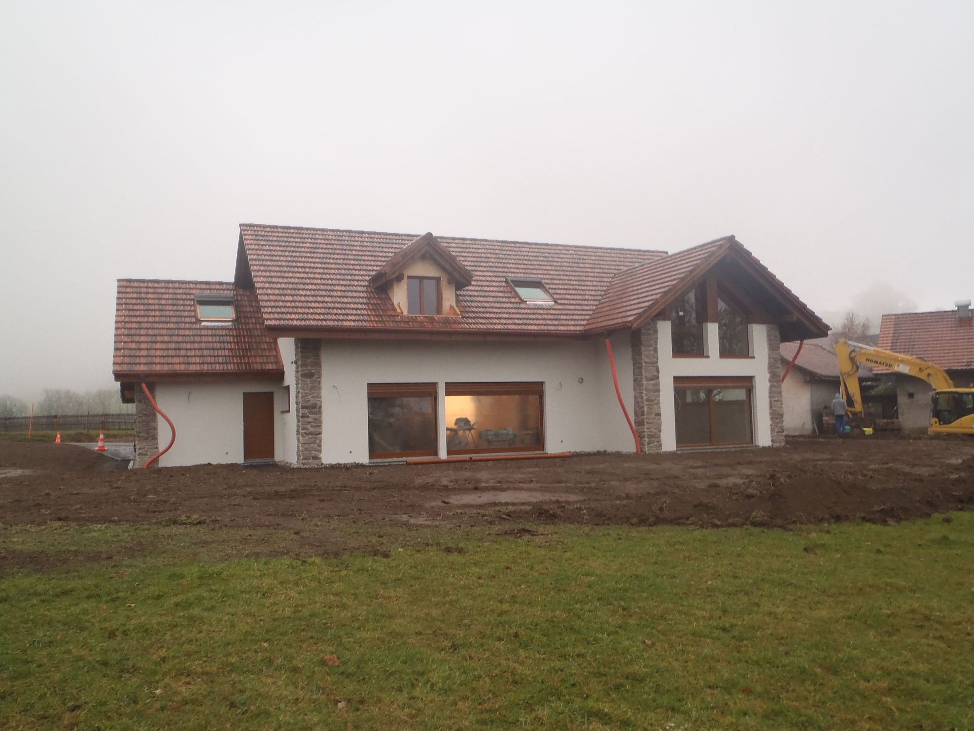 Villa ossature en bois - Philippe Roch Charpente Sàrl