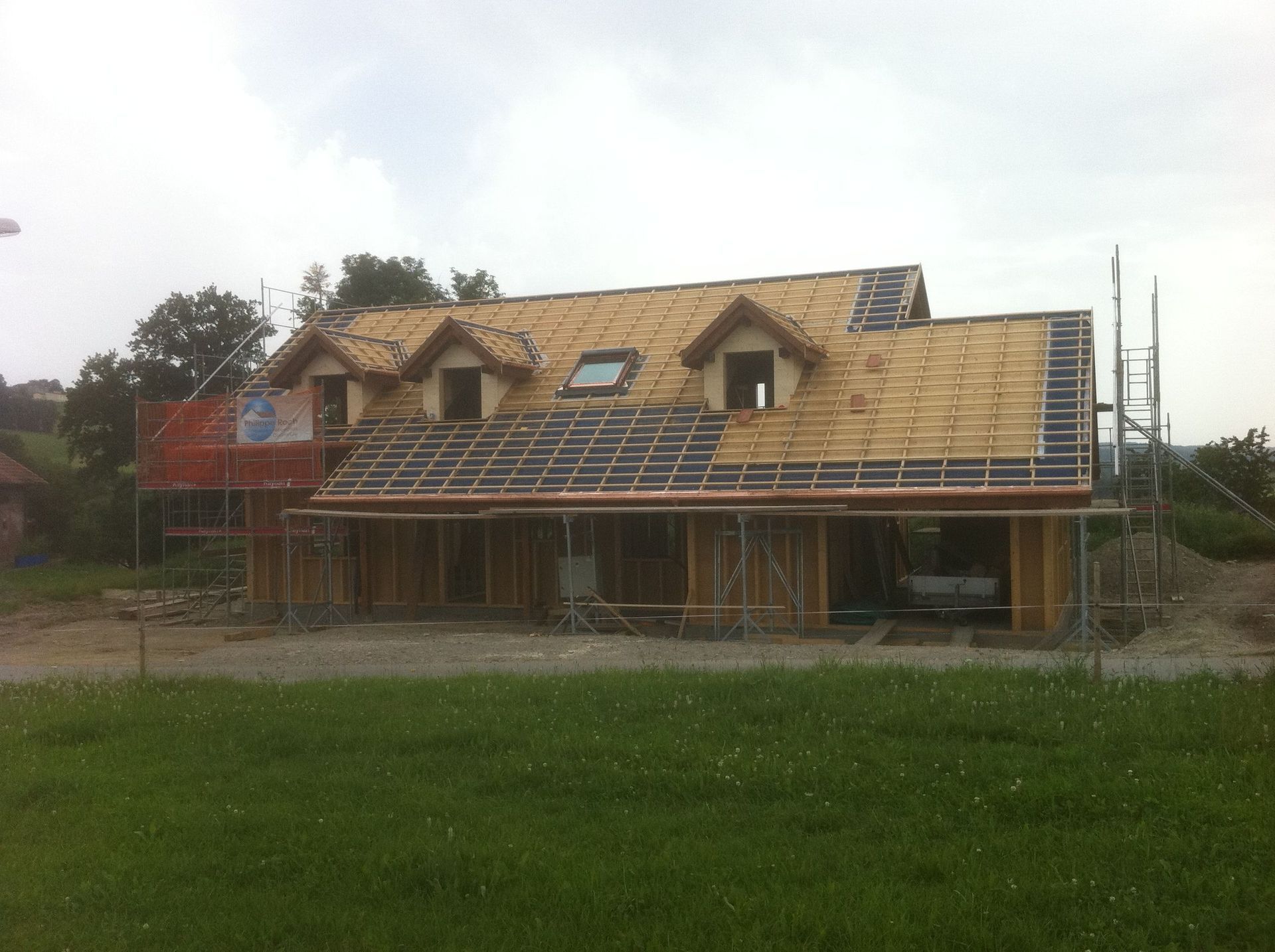 Villa ossature en bois - Philippe Roch Charpente Sàrl