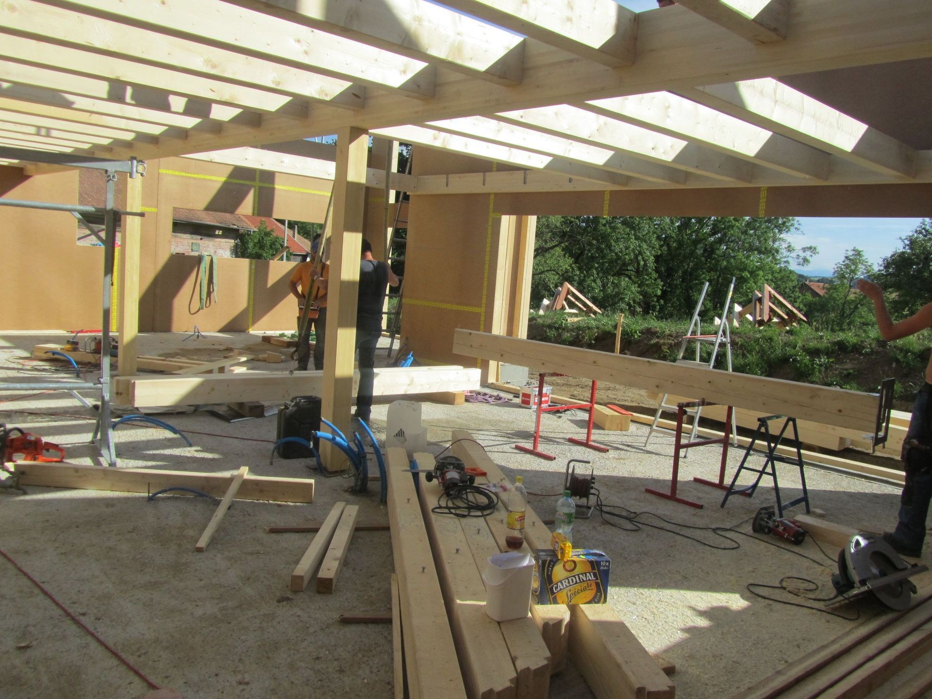 Villa ossature en bois - Philippe Roch Charpente Sàrl