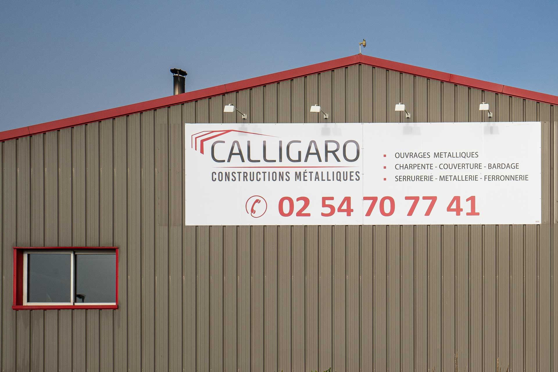 Devanture des ateliers Calligaro