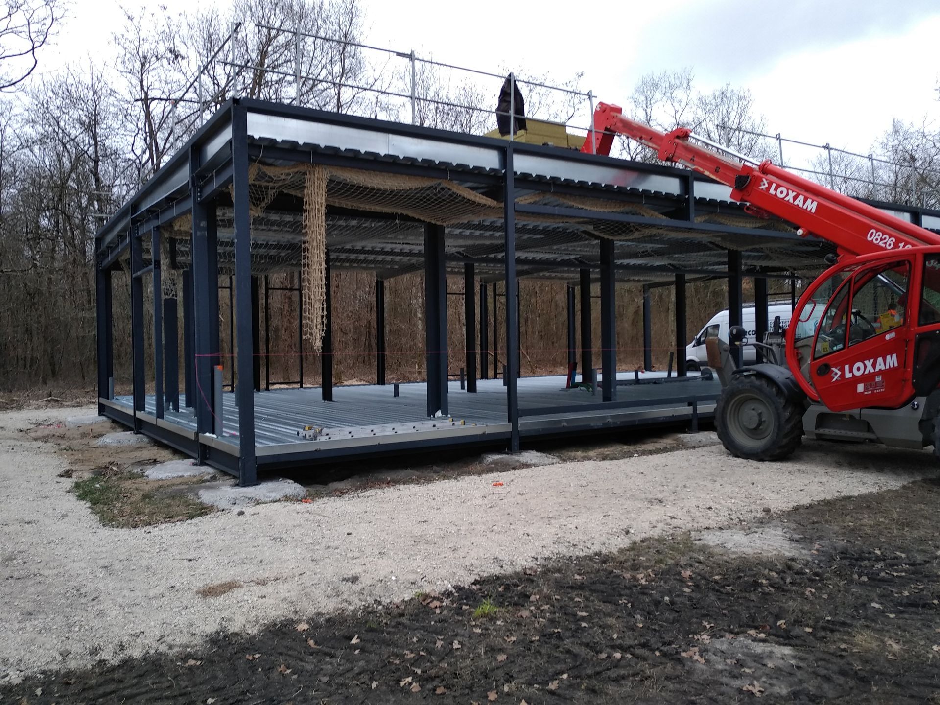 Maison à ossature en métal