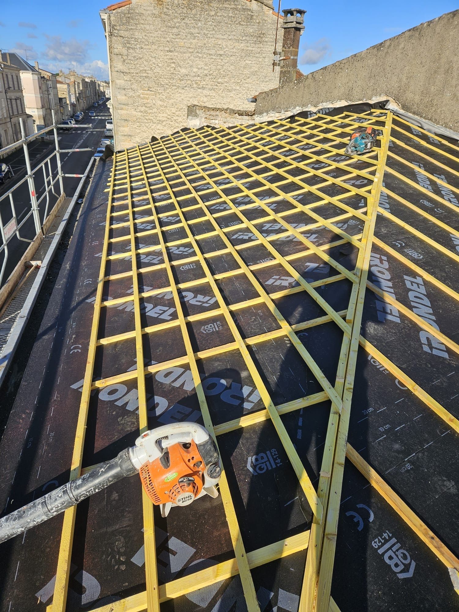 Travaux de charpente