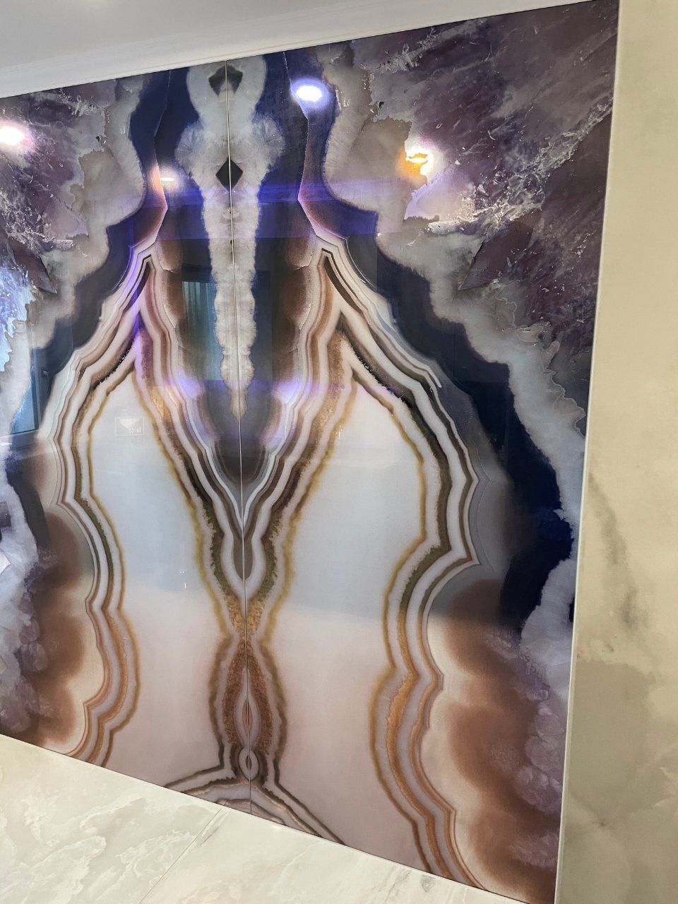 Meisterbetrieb Fliesen Piepenstock Metalloptikwand